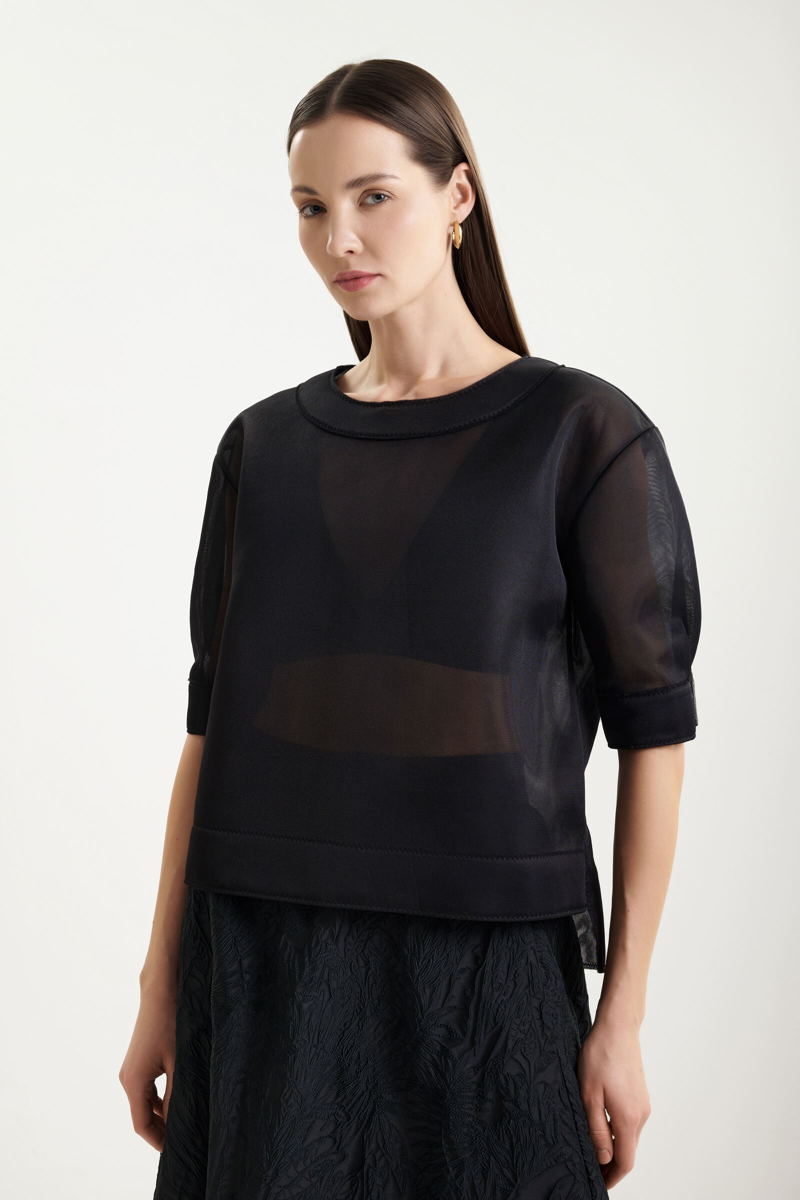 Полупрозрачная блузка Shan 