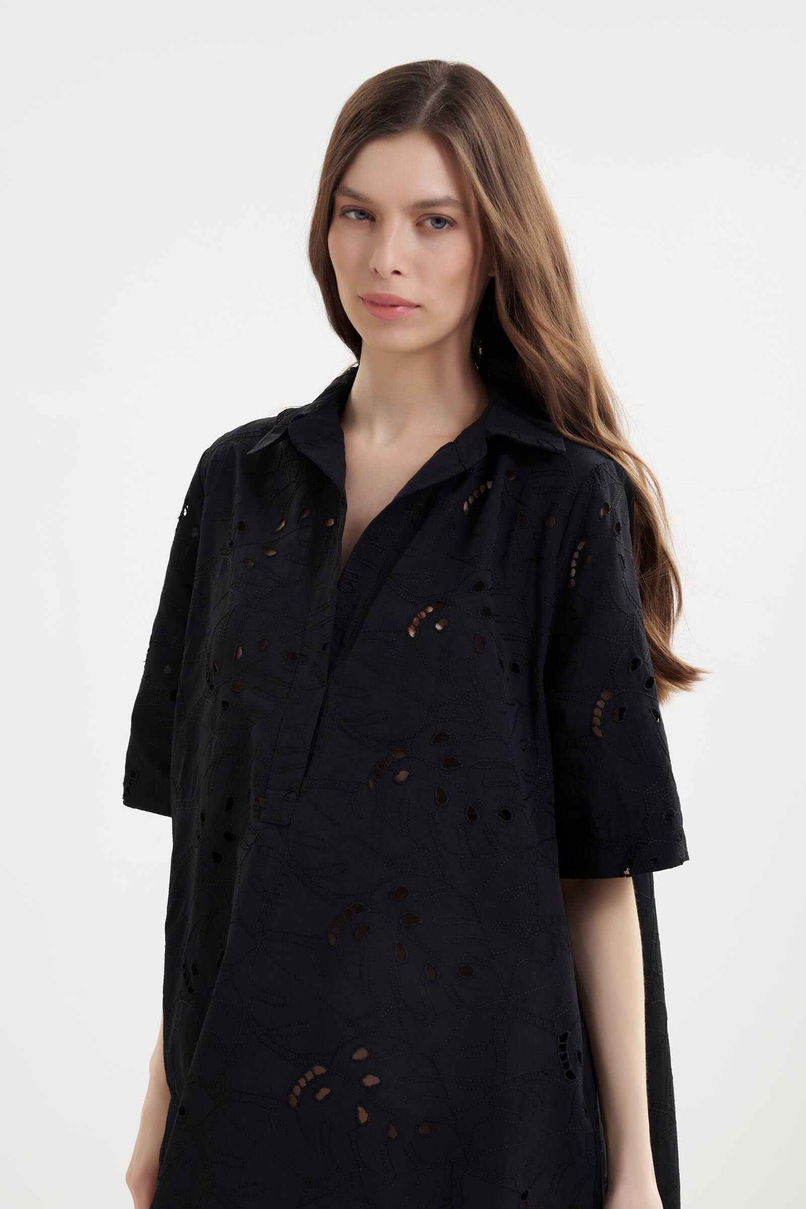 Короткое платье свободного кроя Shan 