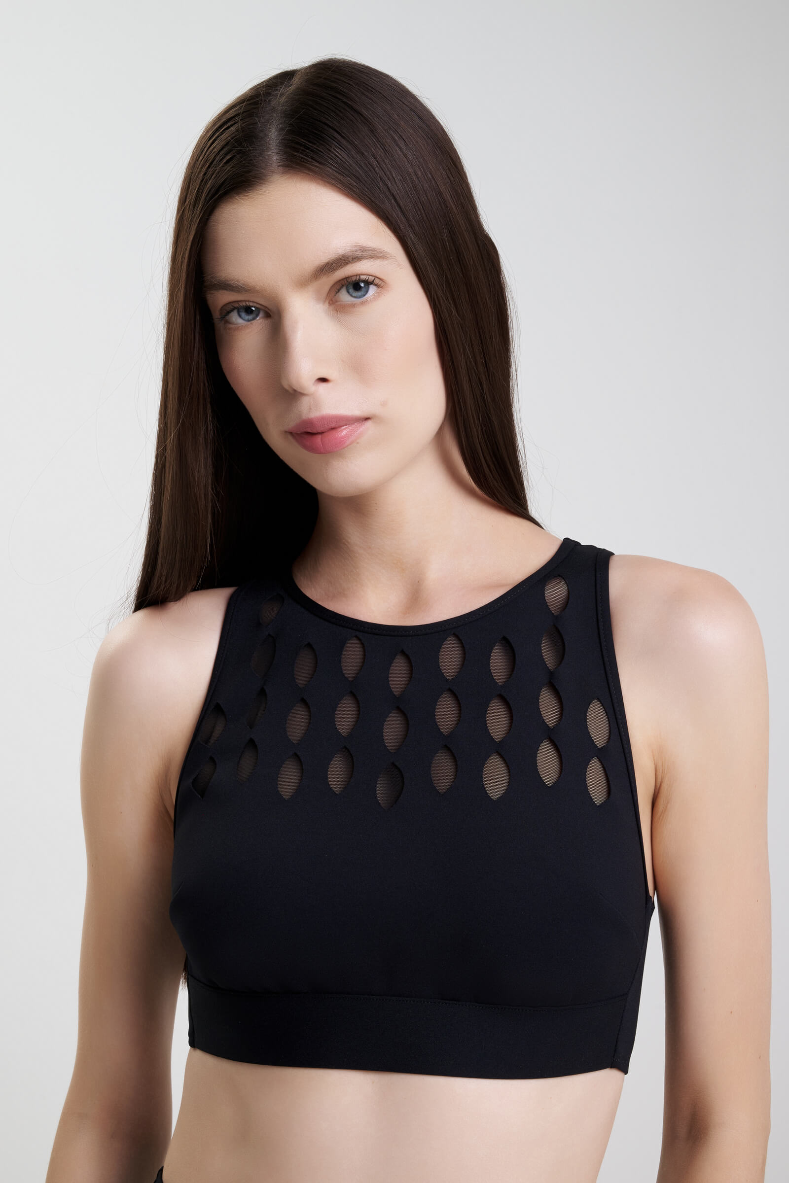 Купальный топ с вырезом на спине Shan 