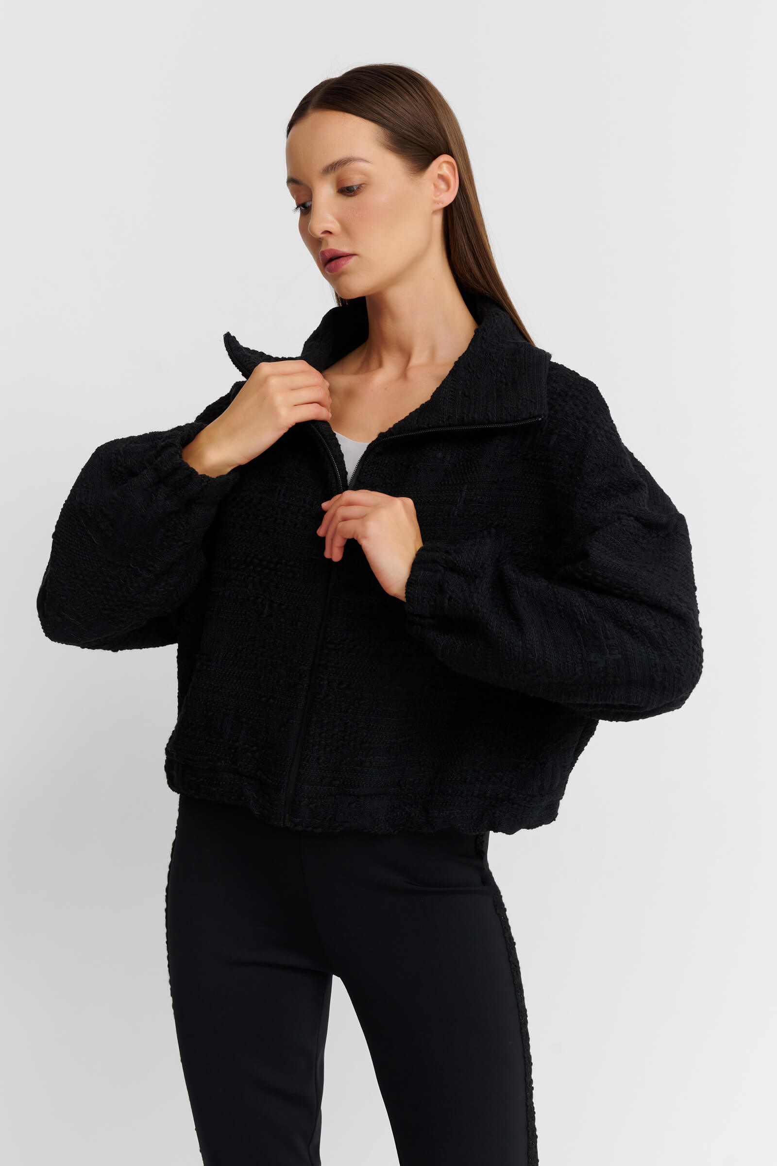 Укороченный жакет-бомбер Shan 