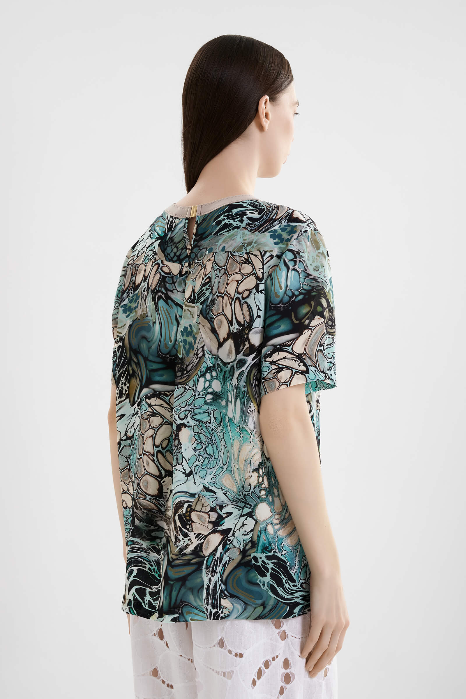 Шелковая блузка Shan 