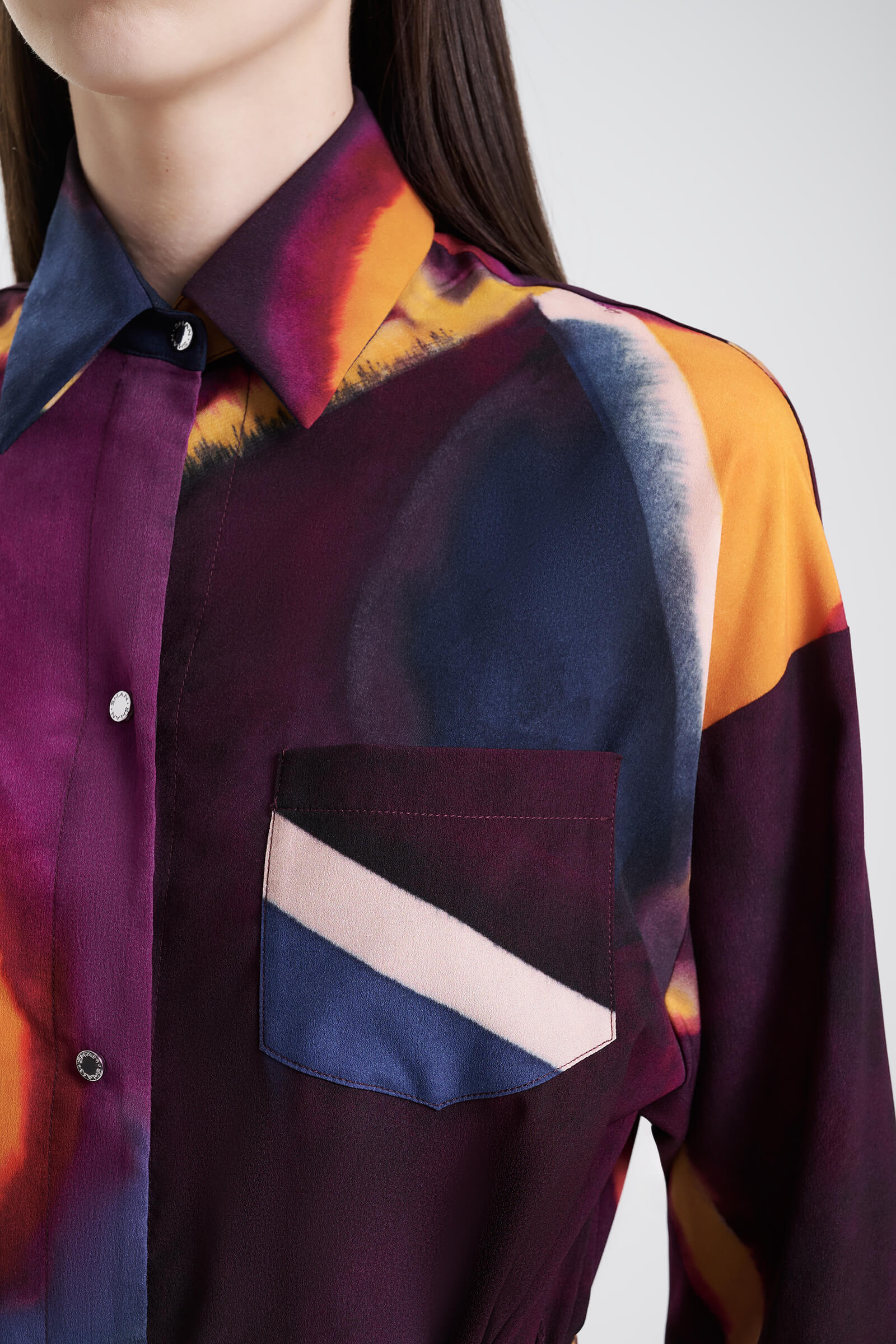 Платье-рубашка с поясом Shan 