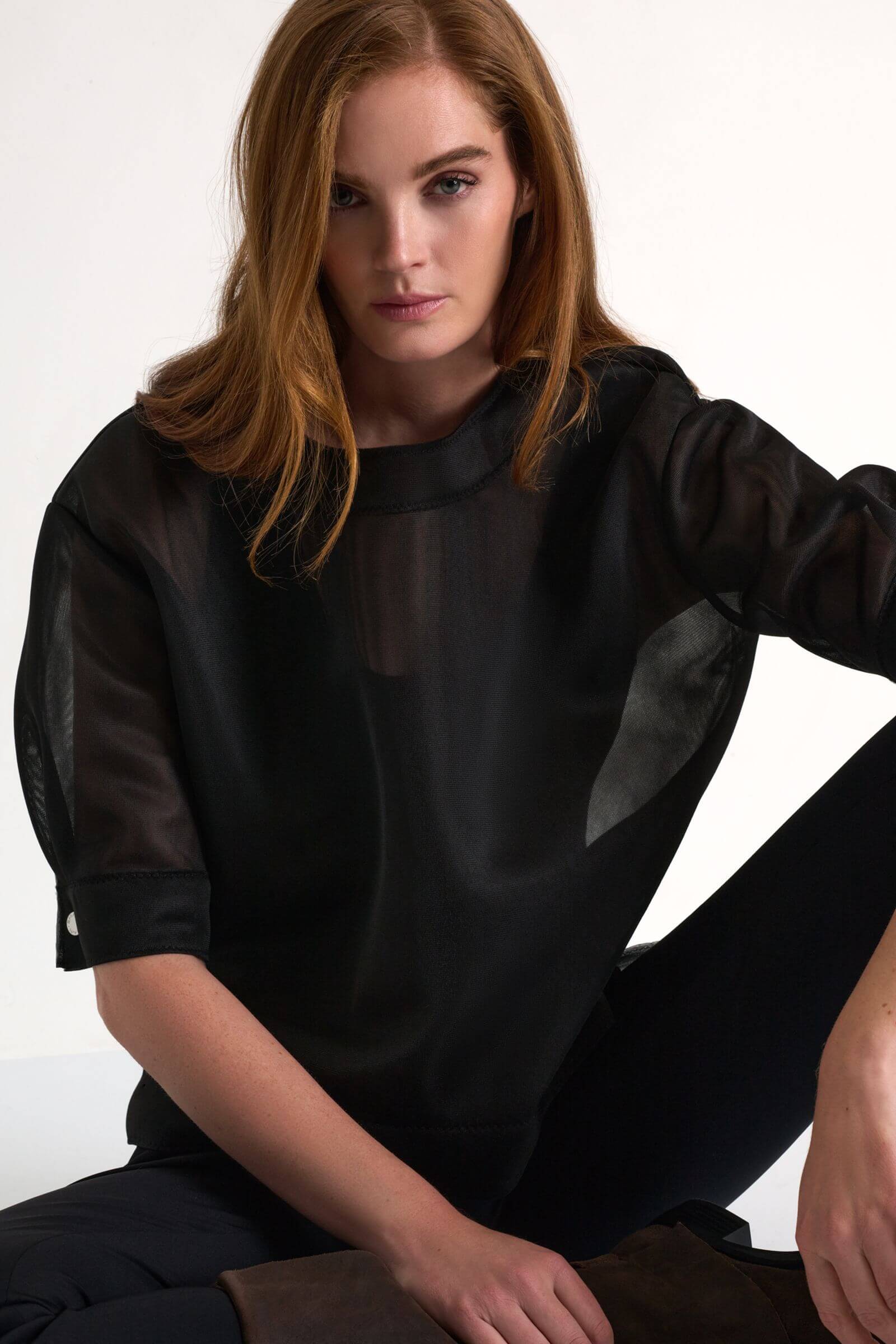 Полупрозрачная блузка Shan 