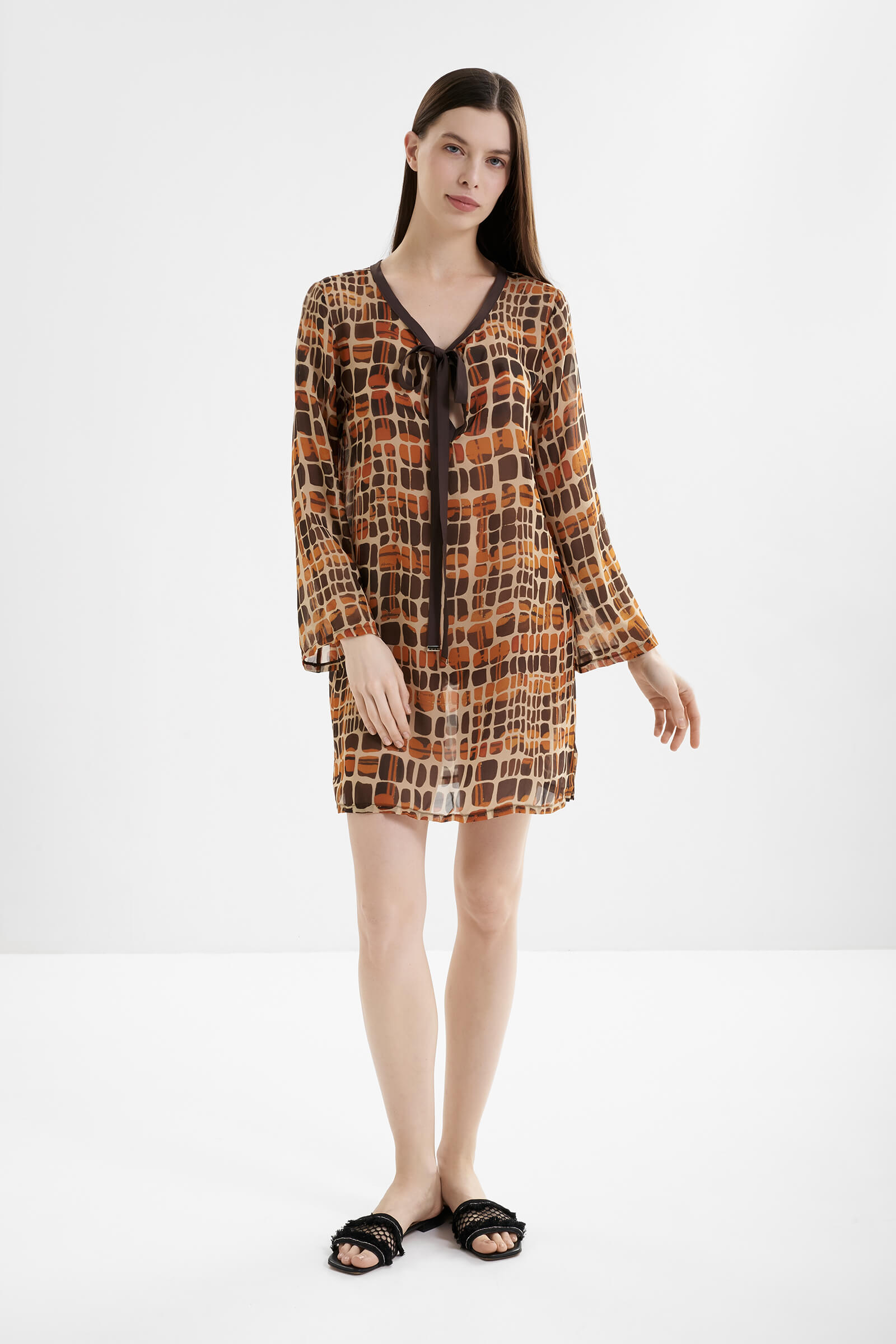 Шелковая туника Shan 