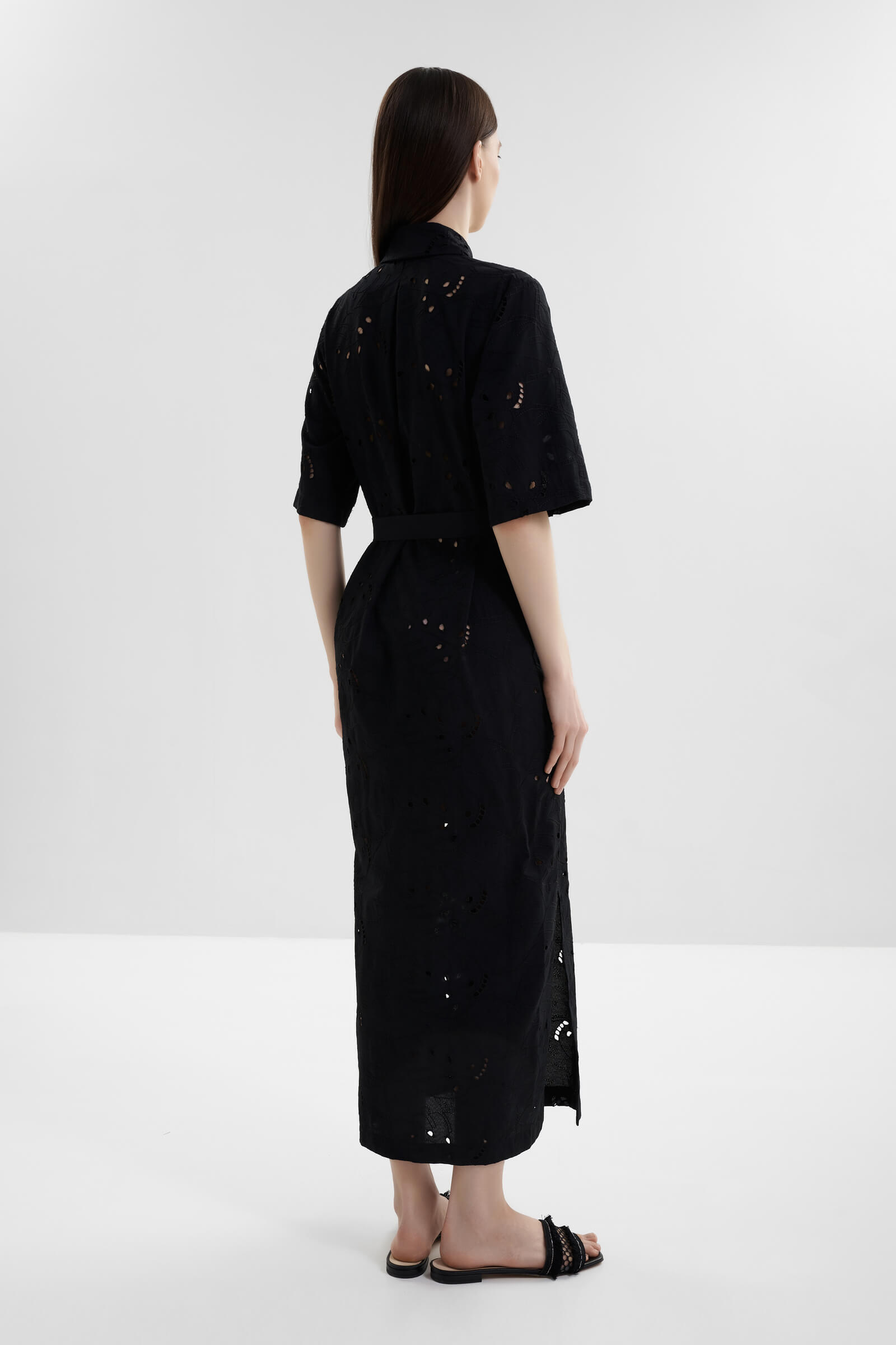 Платье-рубашка с добавлением хлопка Shan 