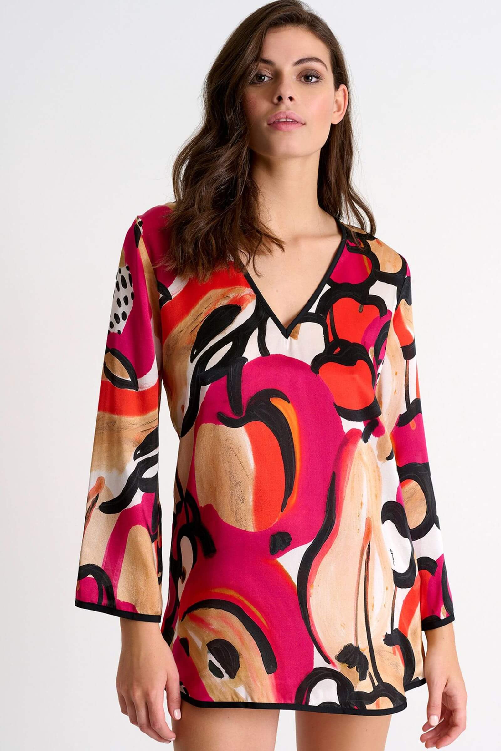 Блузка с V-образным вырезом Shan 