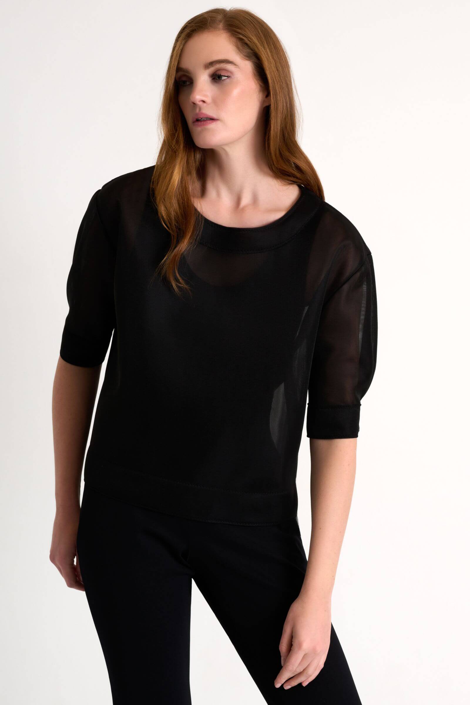 Полупрозрачная блузка Shan 