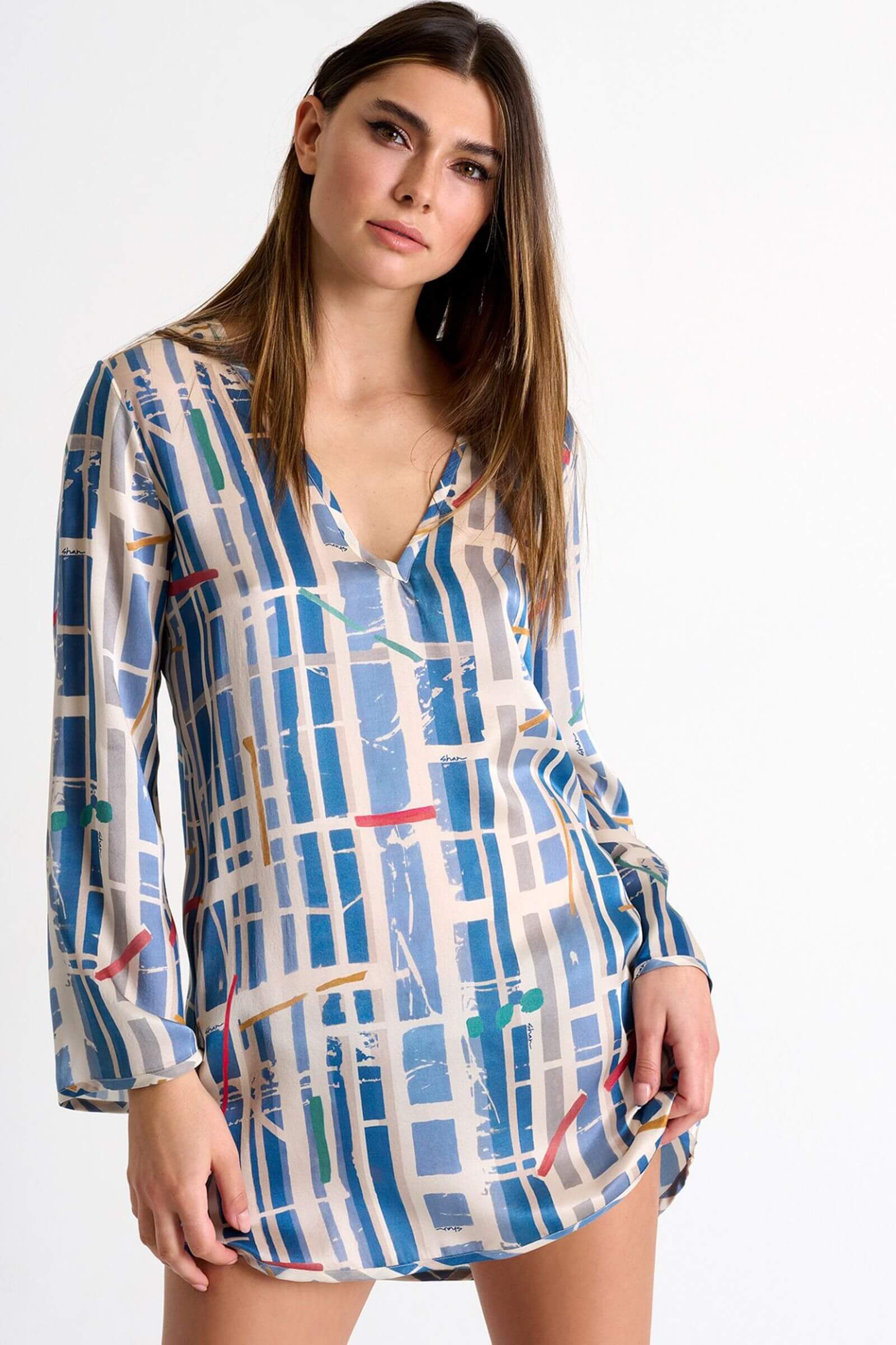 Блузка с V-образным вырезом Shan 