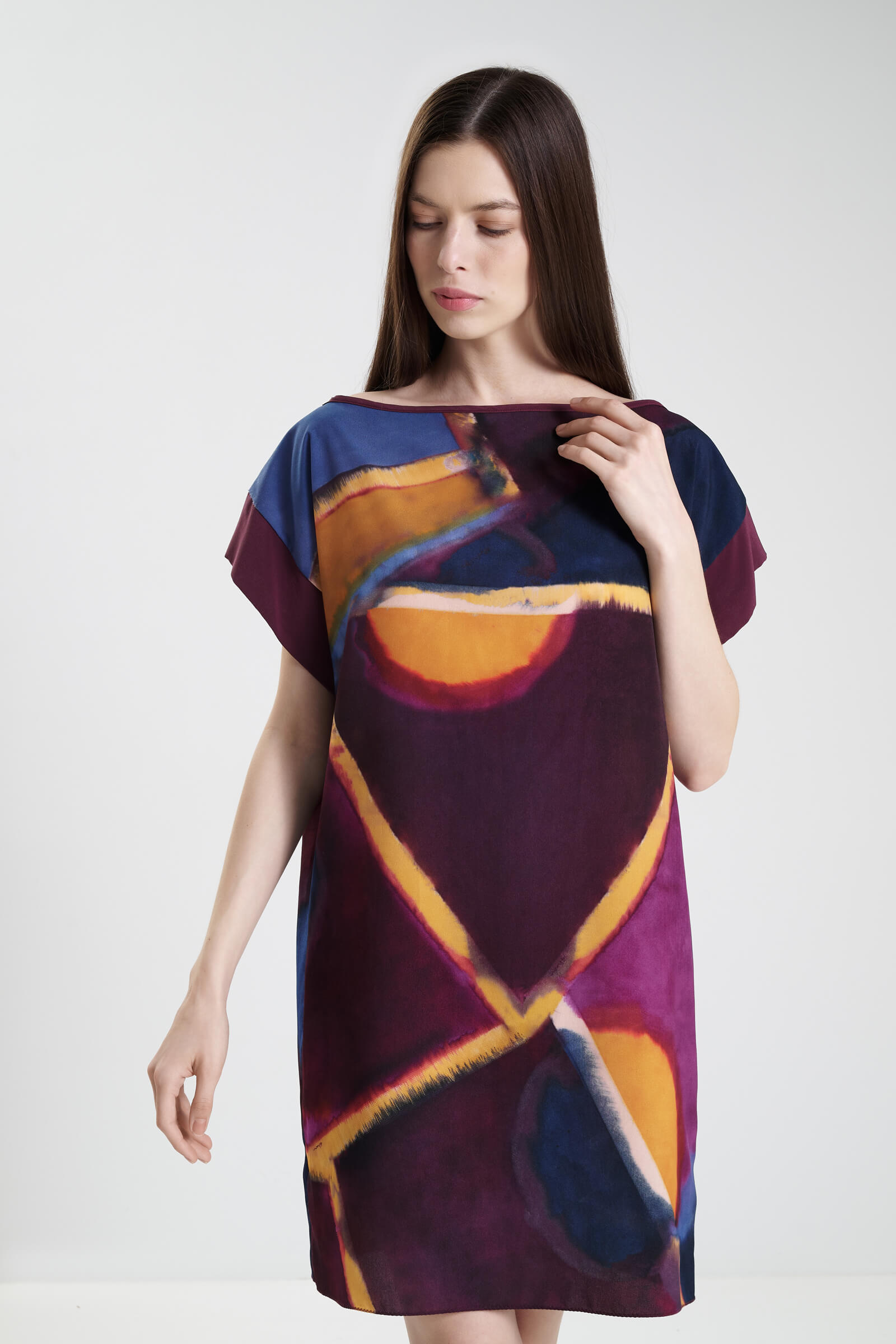 Платье с вырезом-лодочкой Shan 