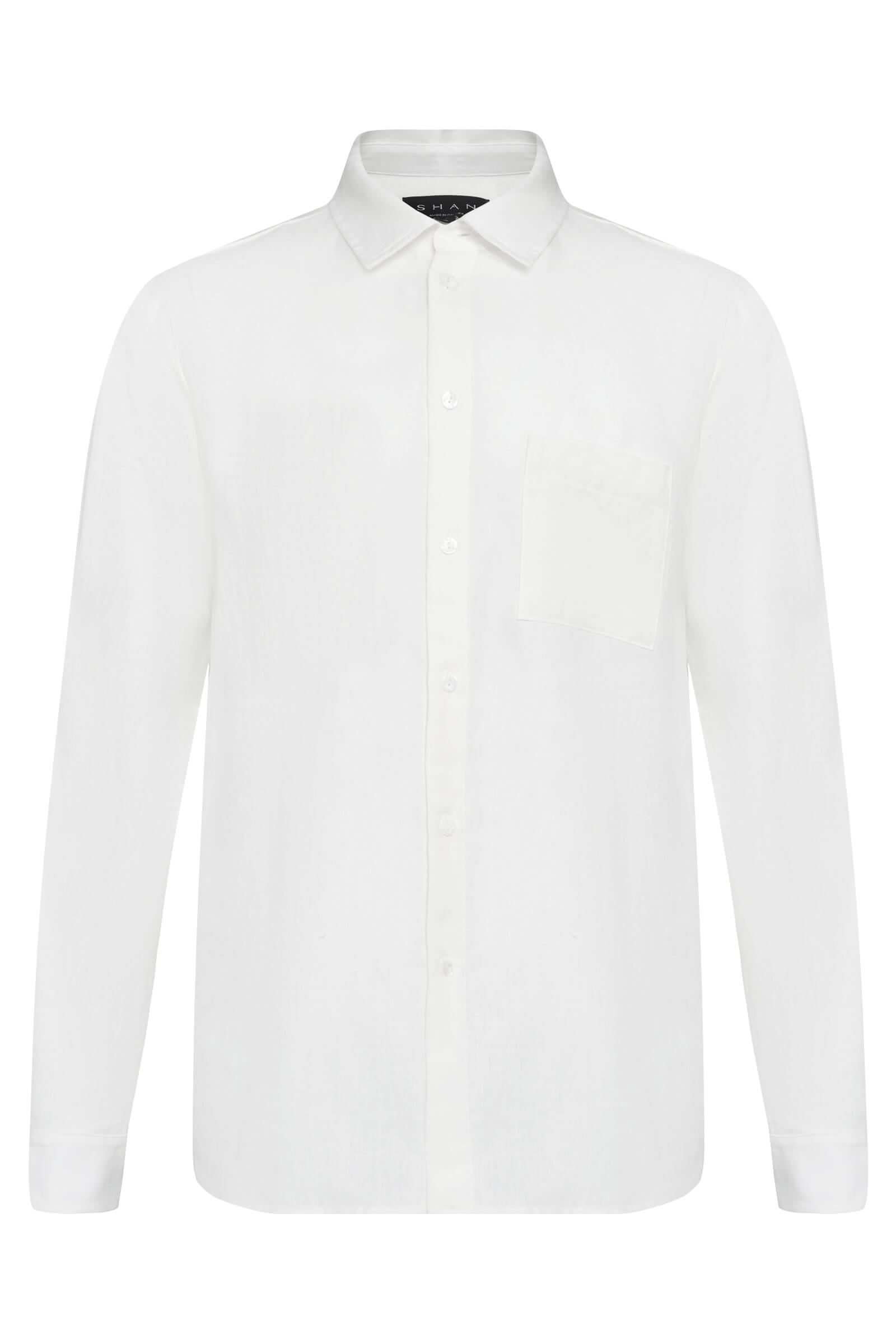 Льняная рубашка с длинным рукавом Shan 