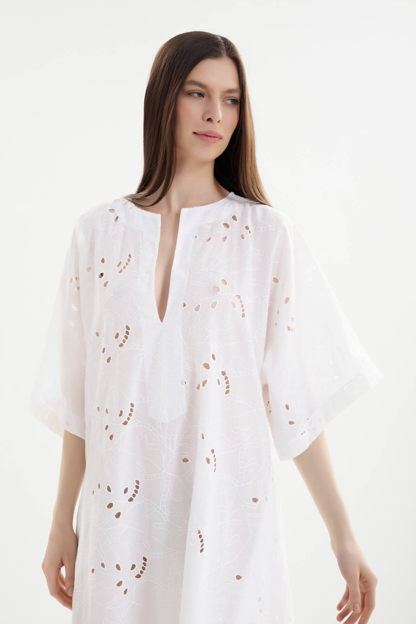 Платье свободного кроя с добавлением хлопка Shan 