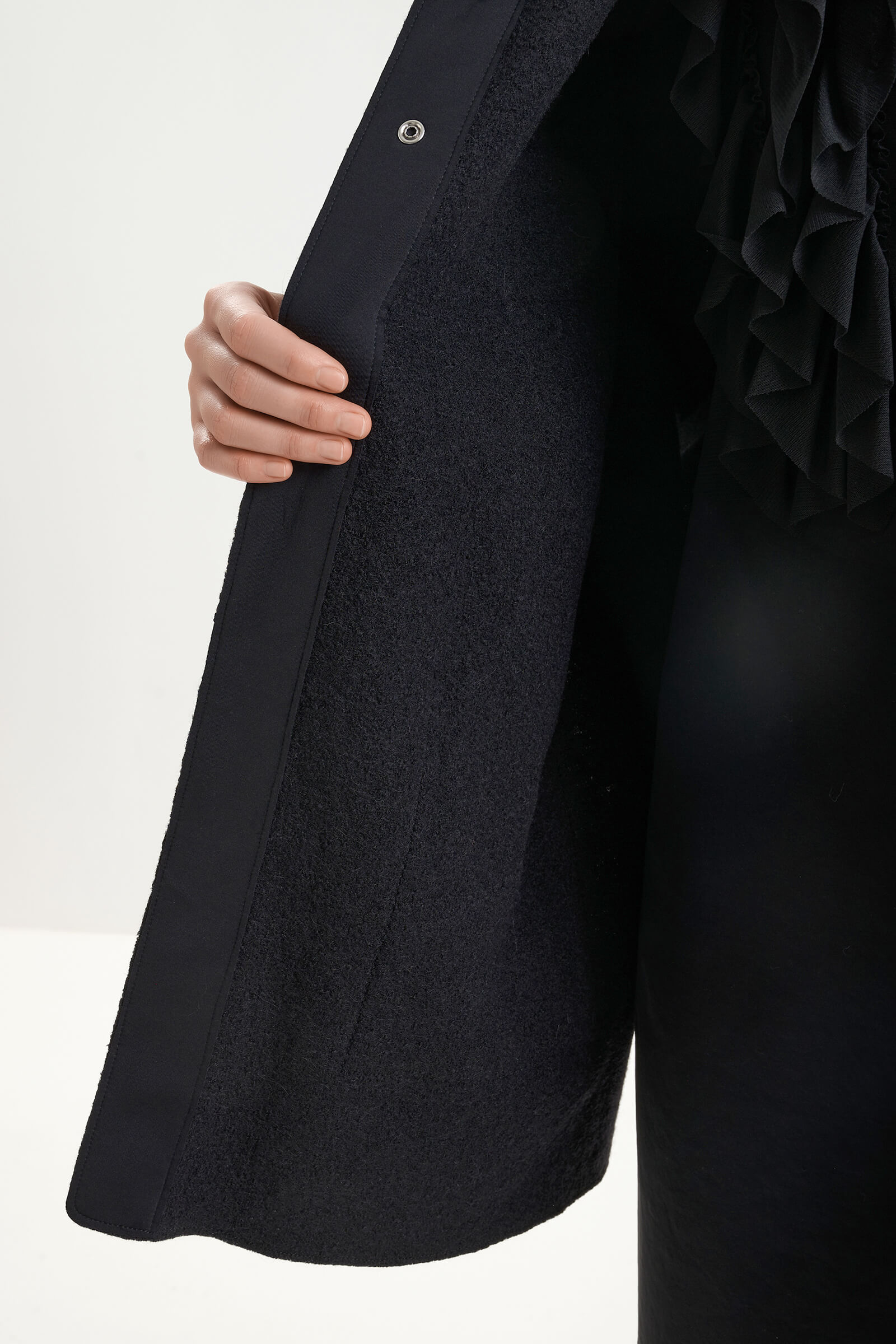 Пончо из 100% шерсти с капюшоном Shan 