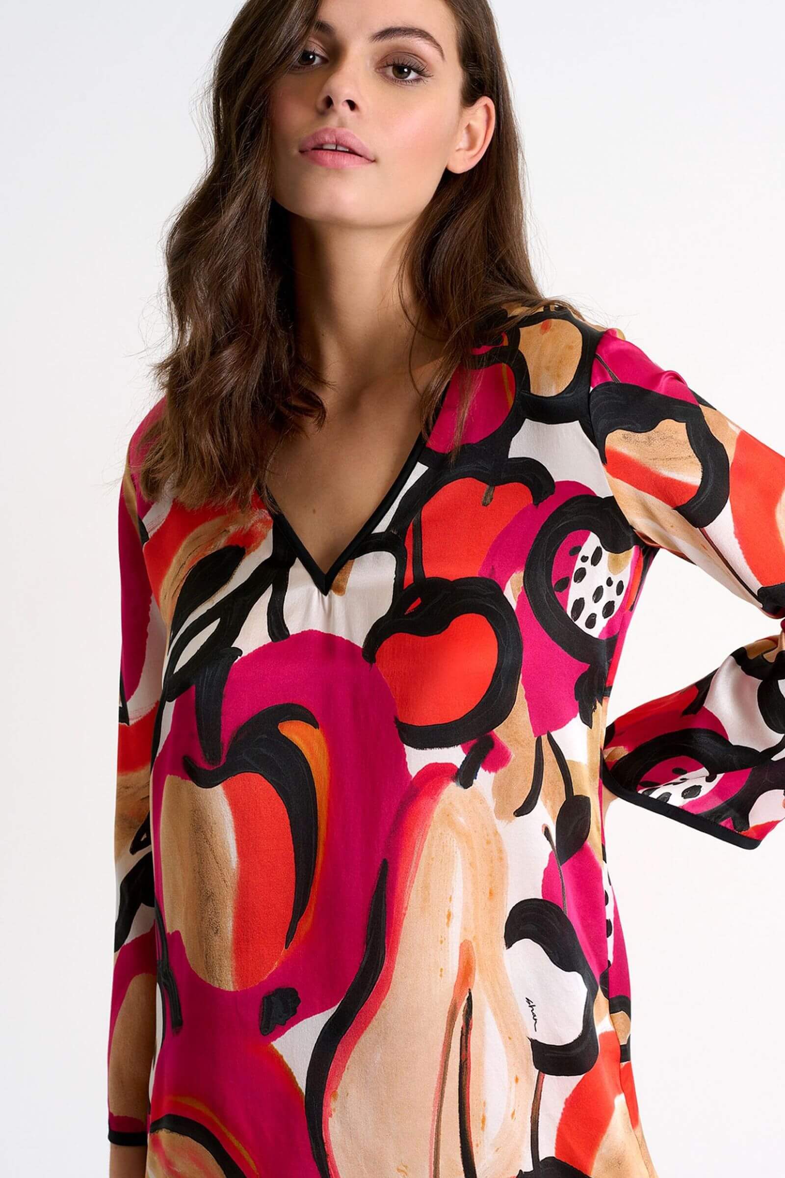 Блузка с V-образным вырезом Shan 