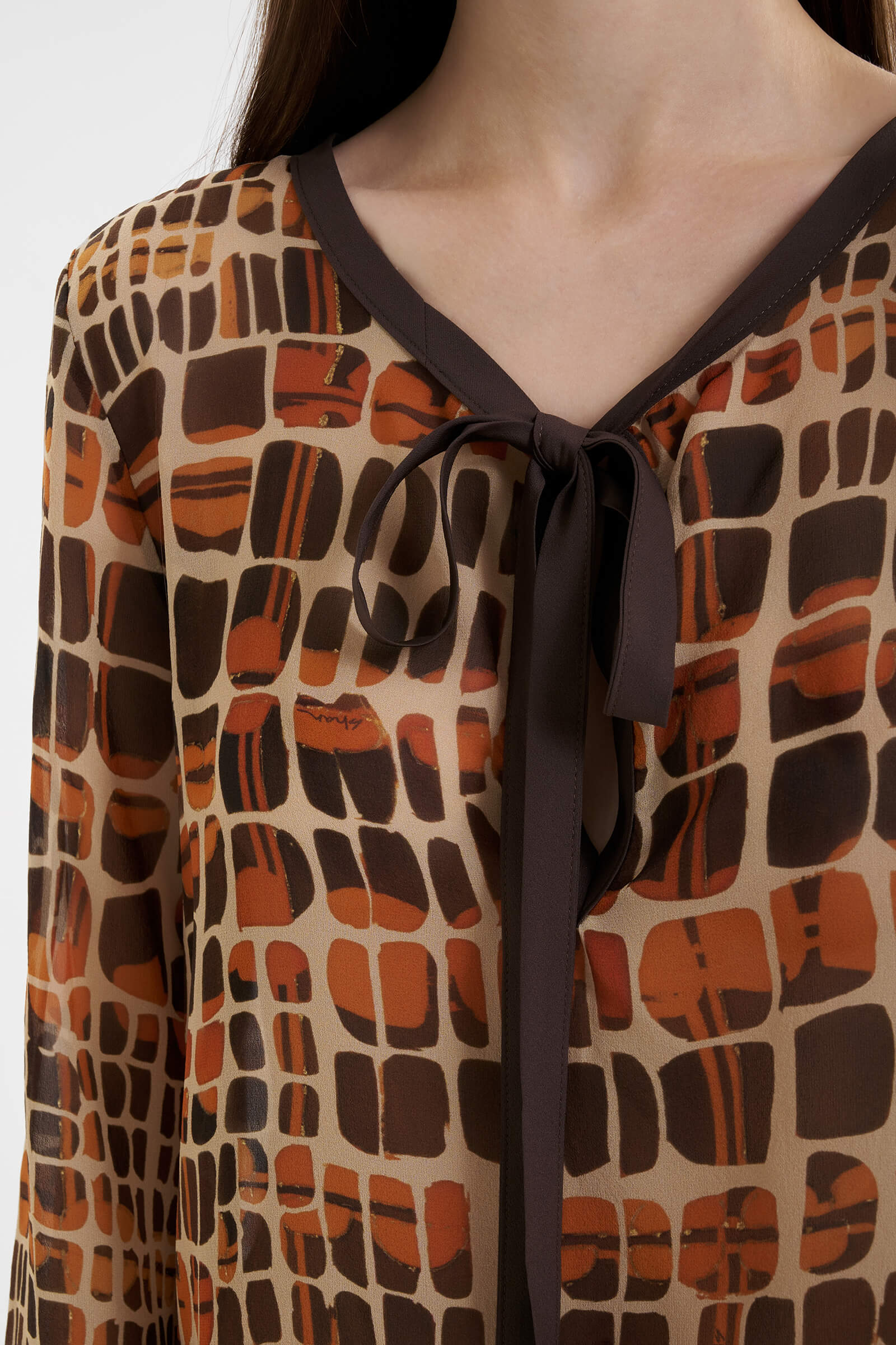 Шелковая туника Shan 