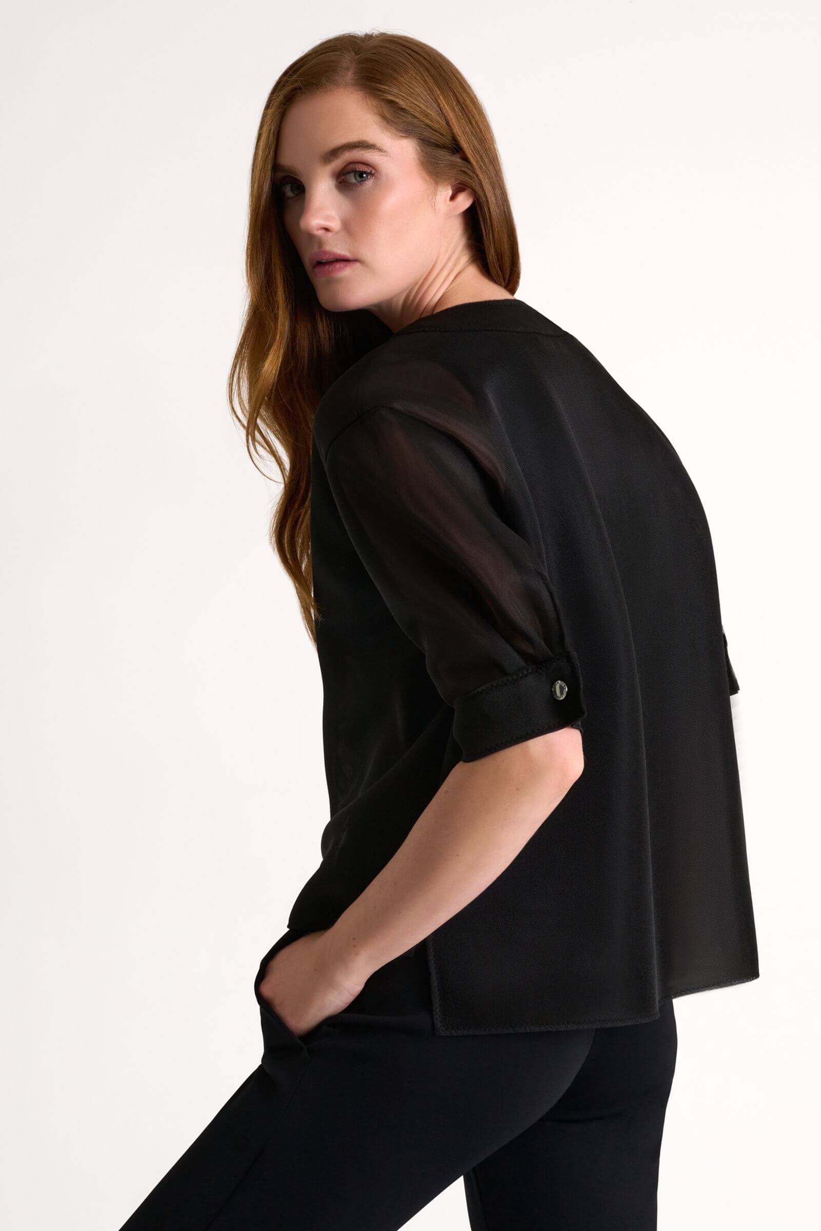 Полупрозрачная блузка Shan 