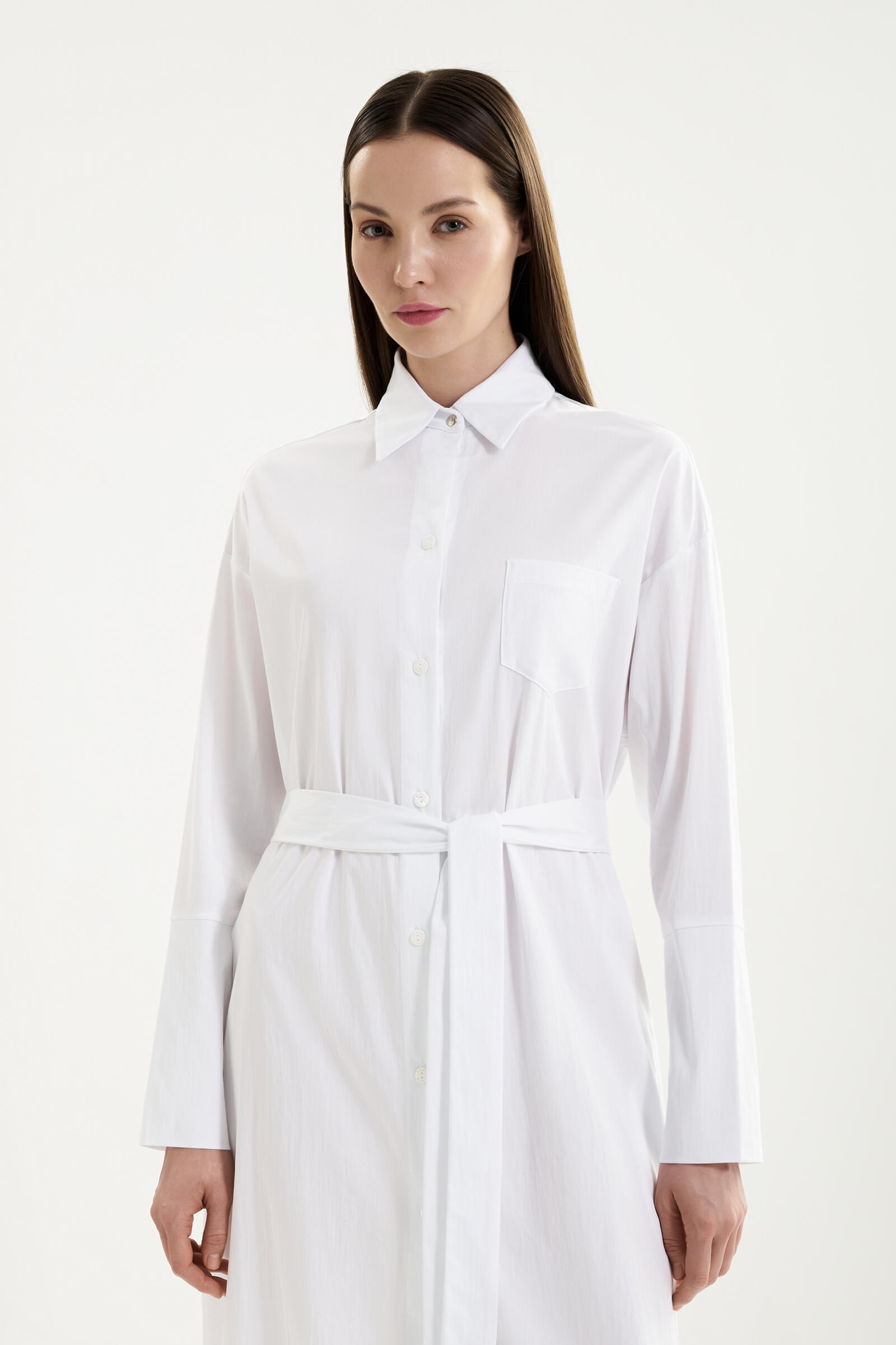 Хлопковое платье-рубашка Shan 