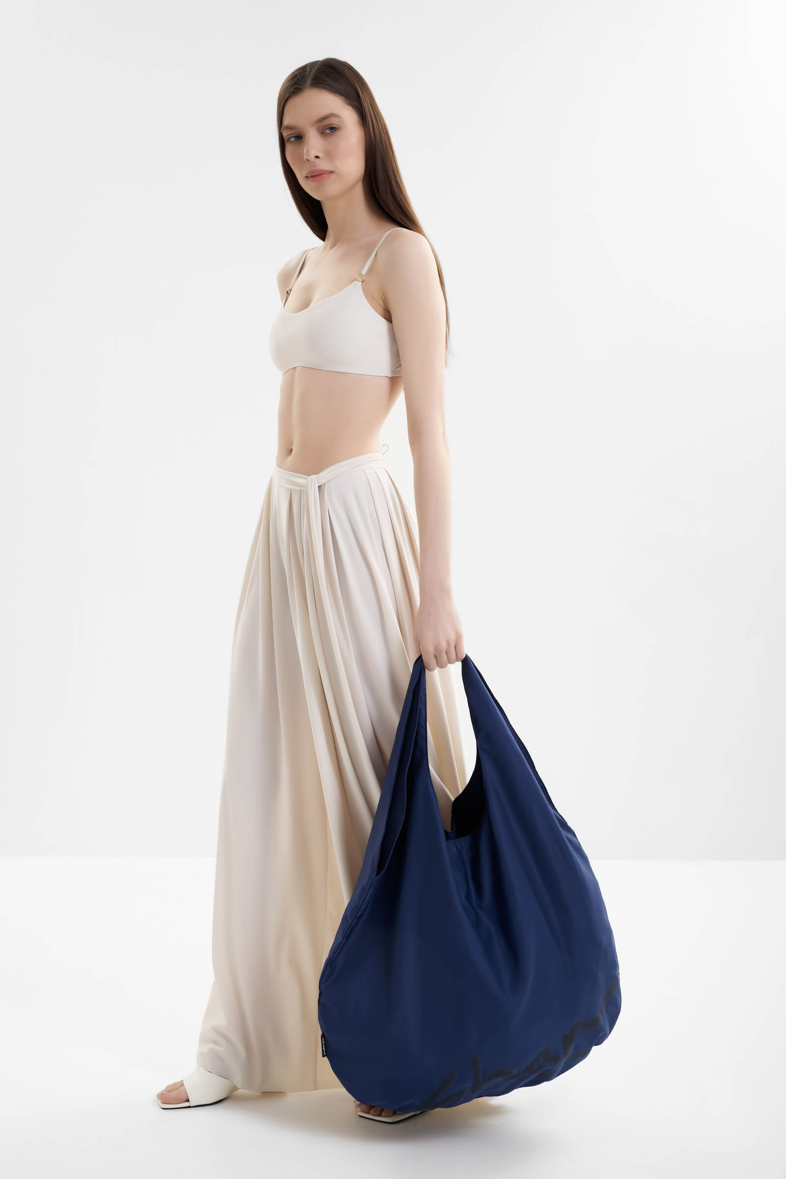 Пляжная сумка шопер с логотипом Shan 