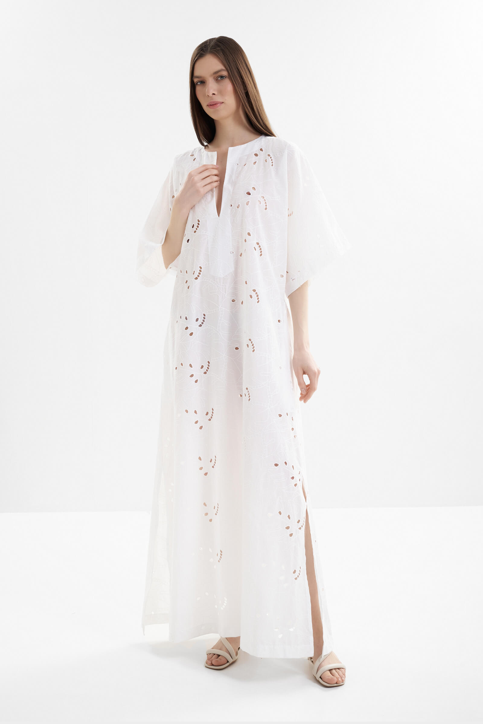 Платье свободного кроя с добавлением хлопка Shan 