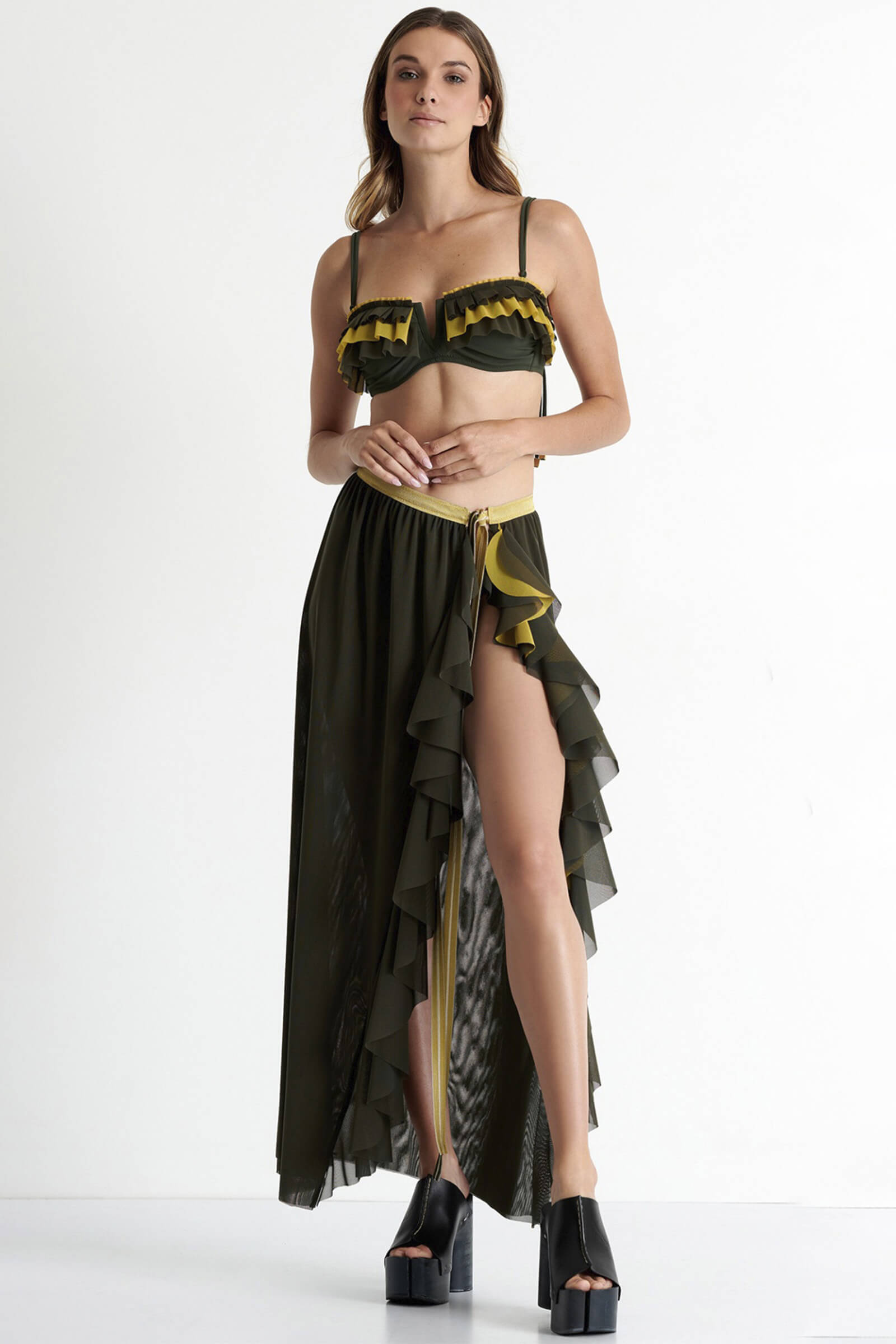 Пляжная юбка с разрезом Shan 