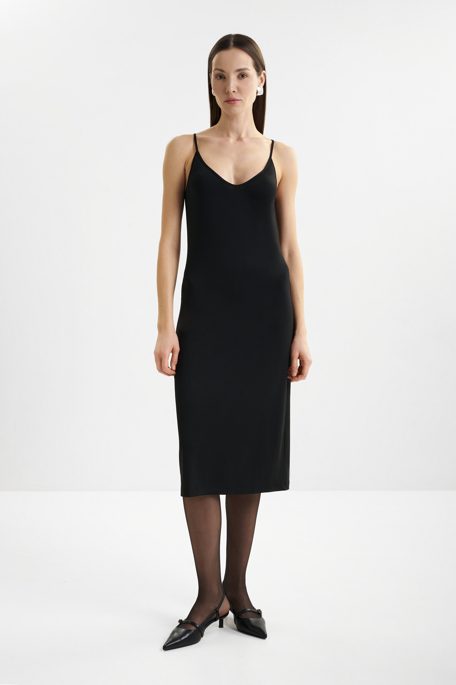 Платье-комбинация на регулируемых бретелях Shan 