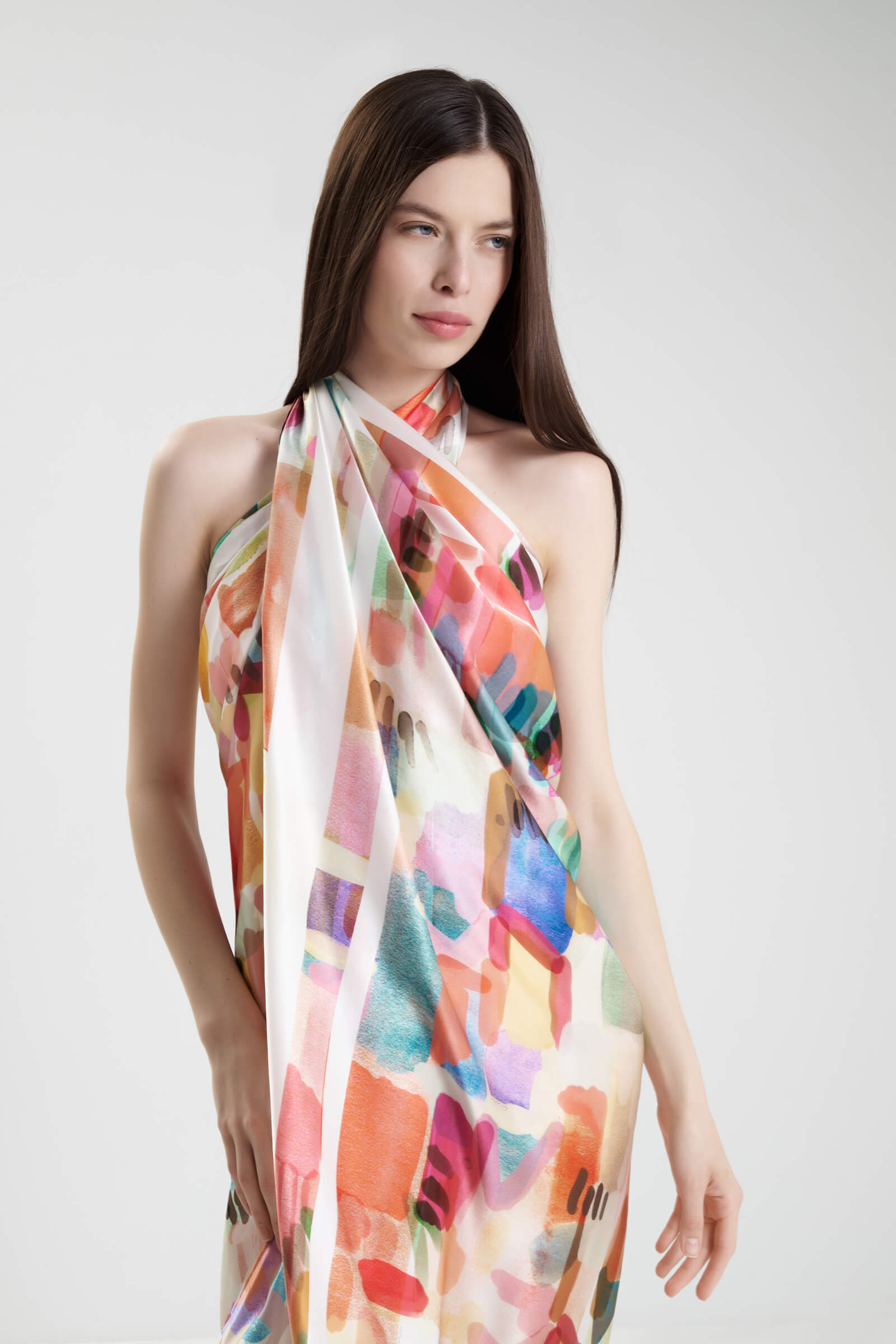 Шелковое парео Shan 