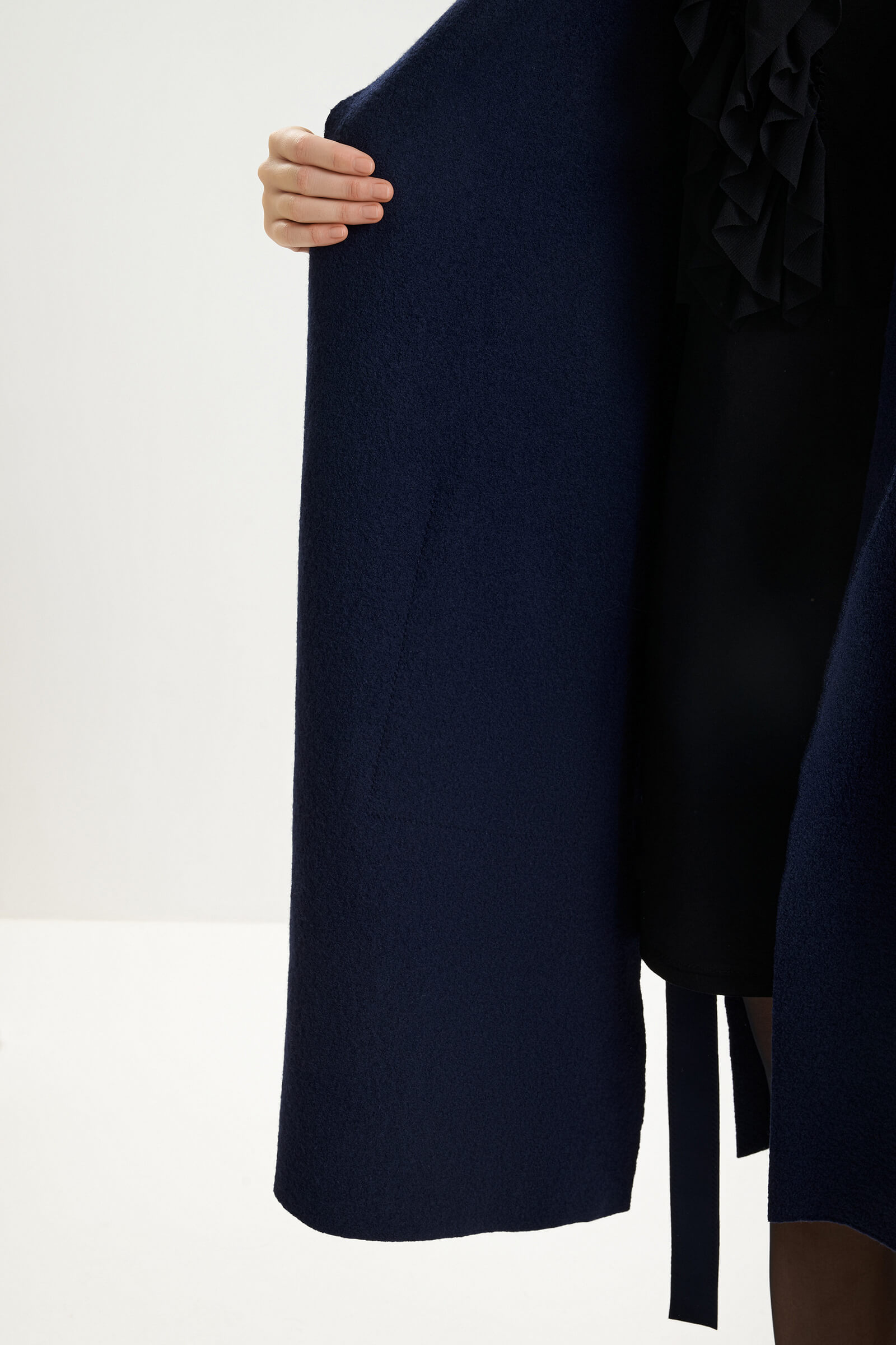 Шерстяное пальто с поясом Shan 