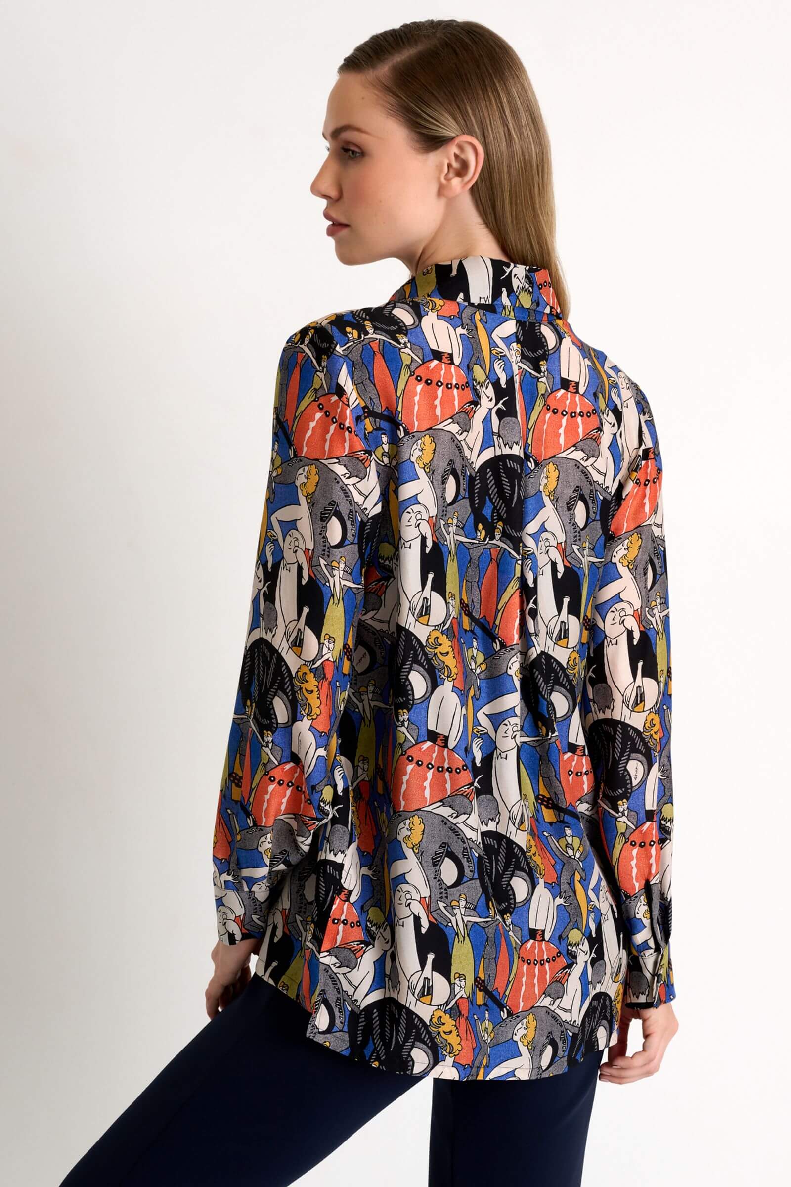 Шелковая рубашка Shan 