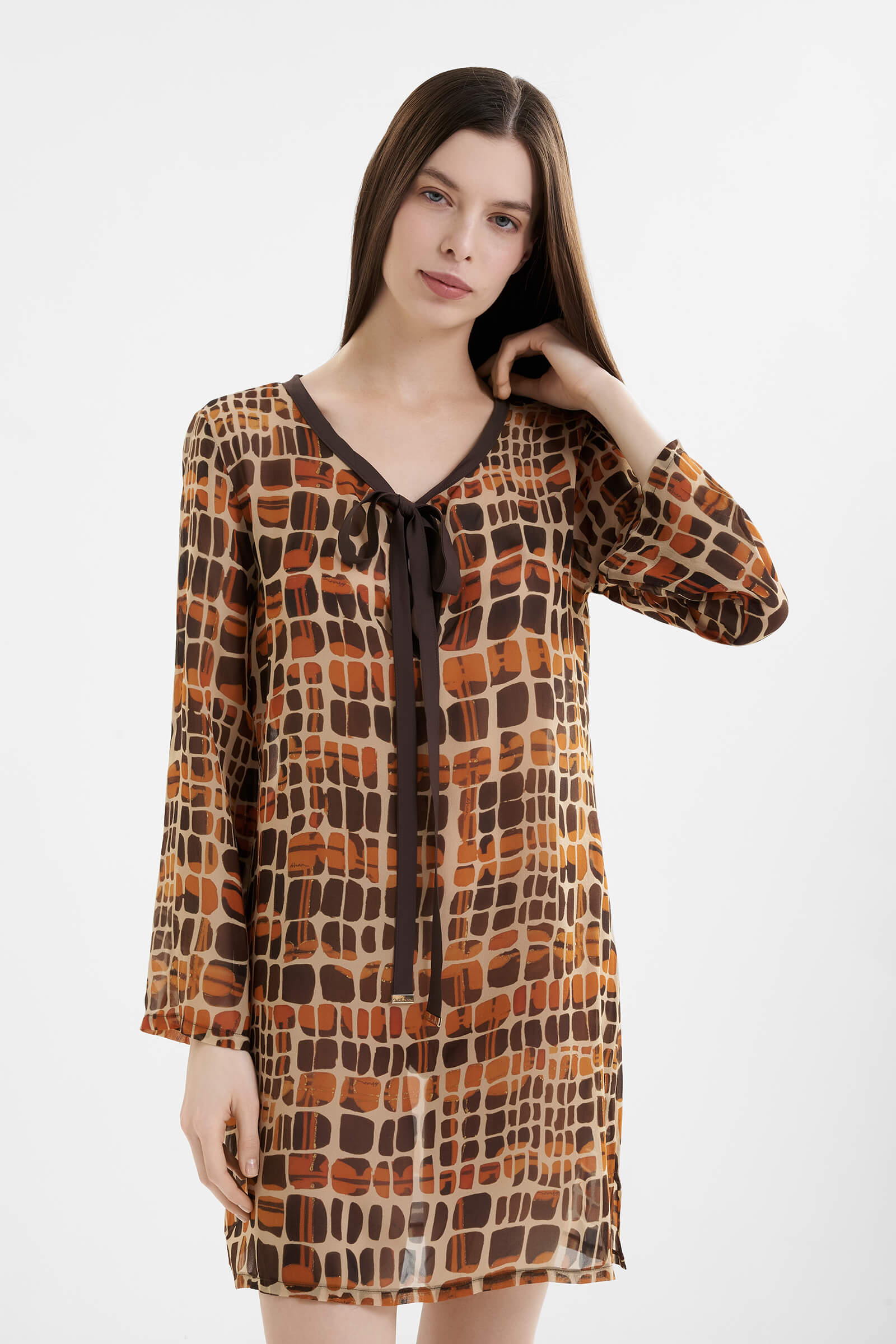 Шелковая туника Shan 