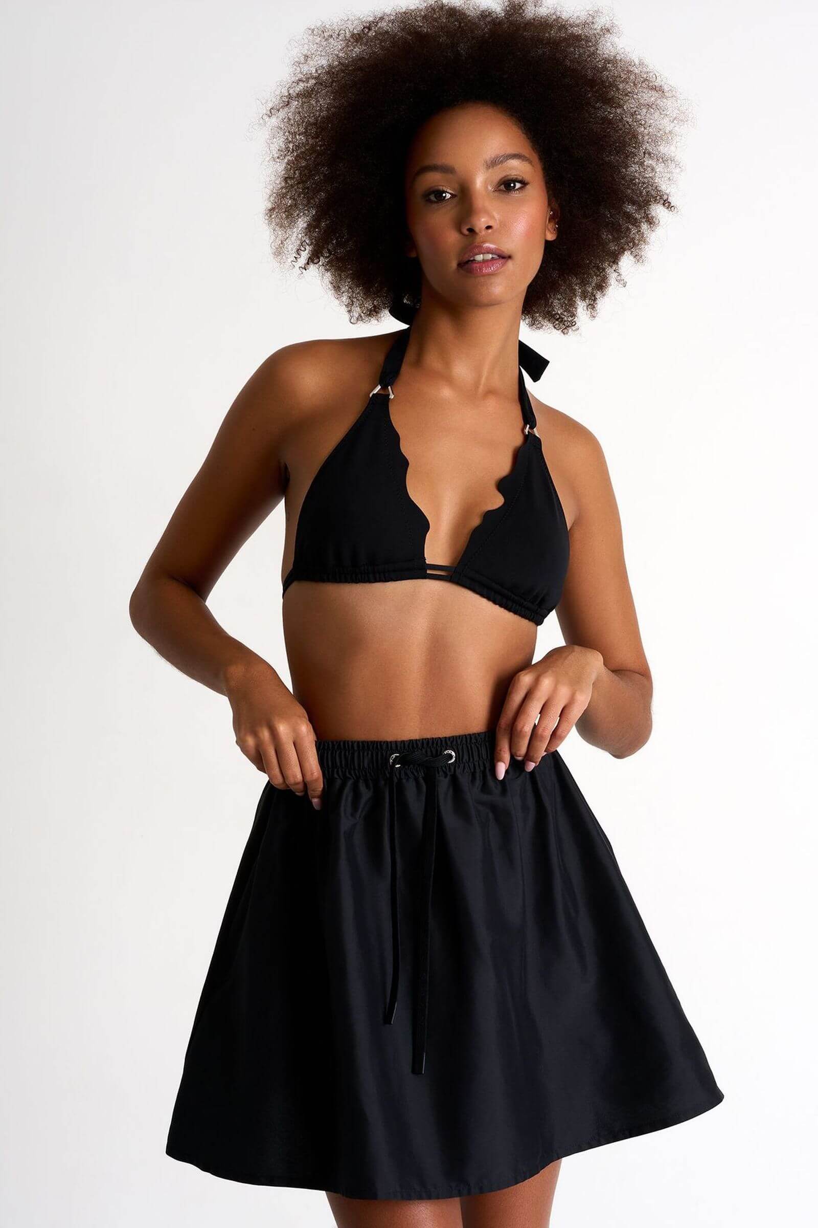 Юбка с поясом на завязках Shan 