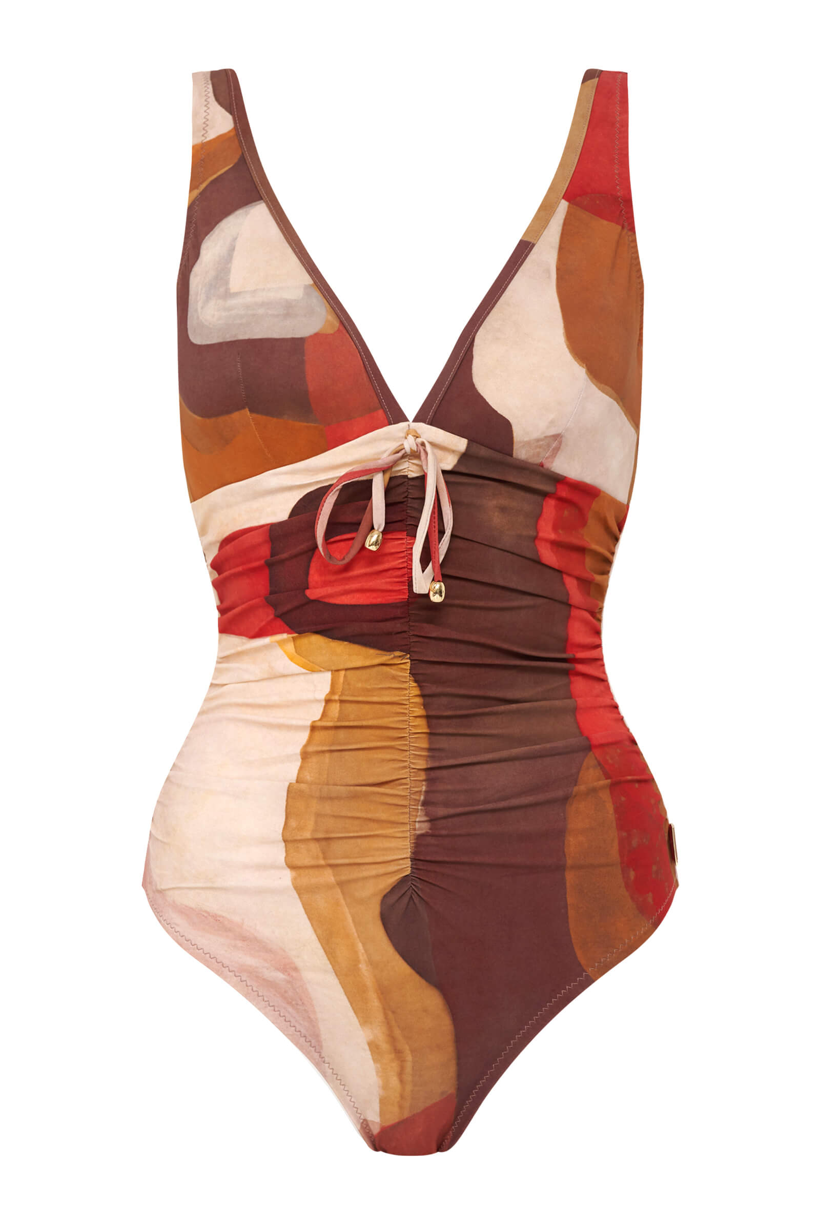 Слитный купальник с драпировками Shan 