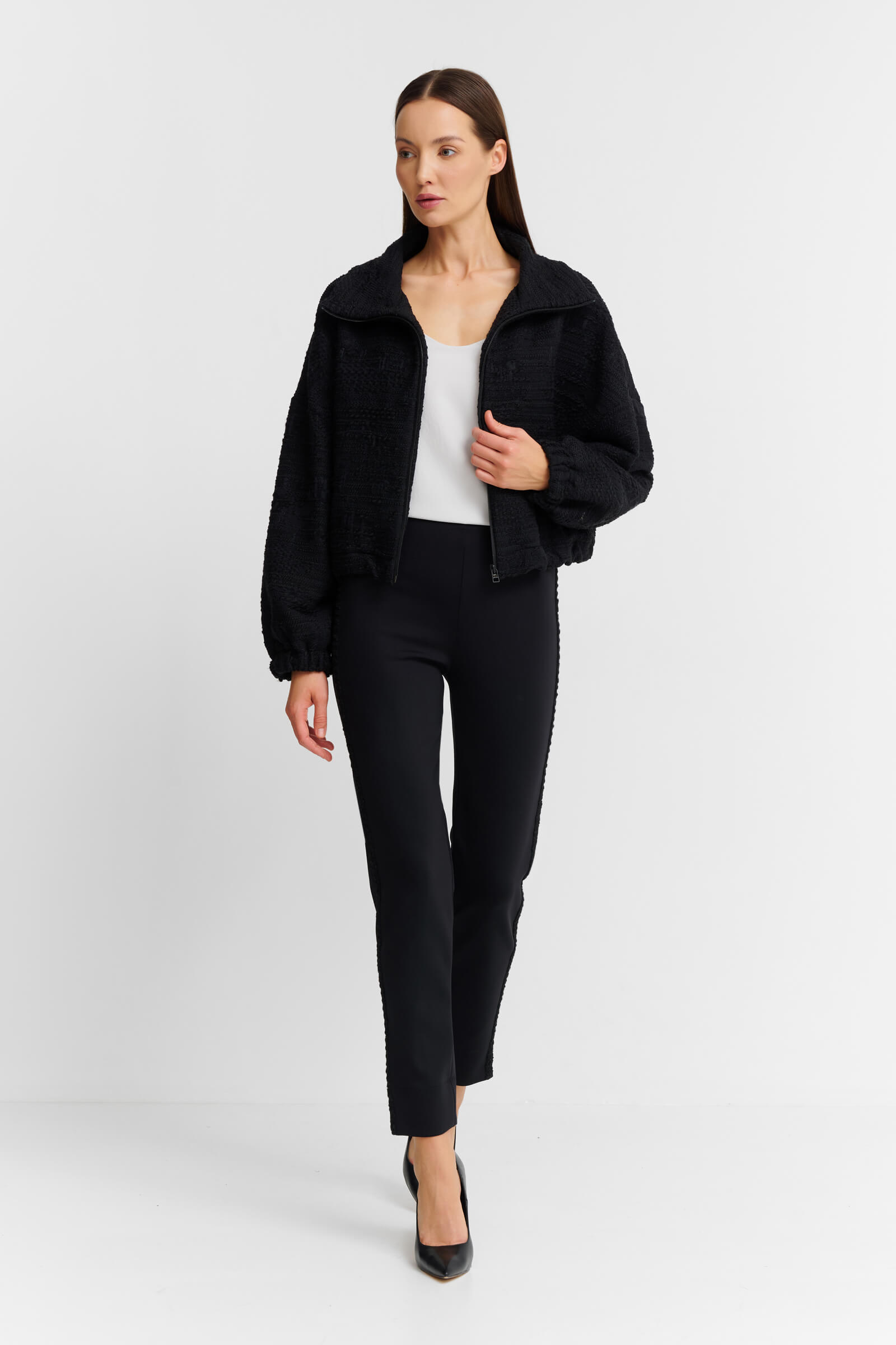 Укороченный жакет-бомбер Shan 