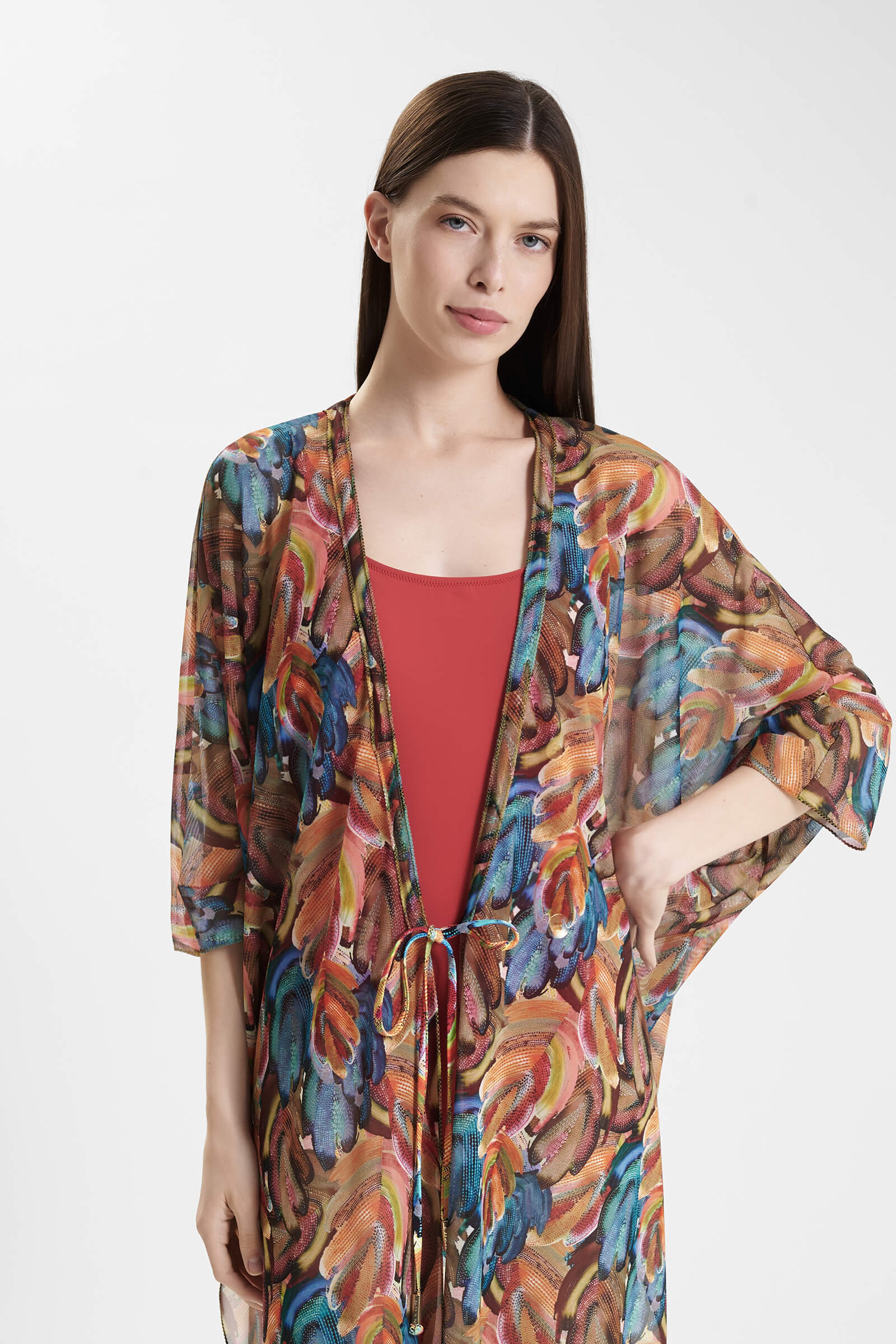 Пляжная накидка на завязках Shan 