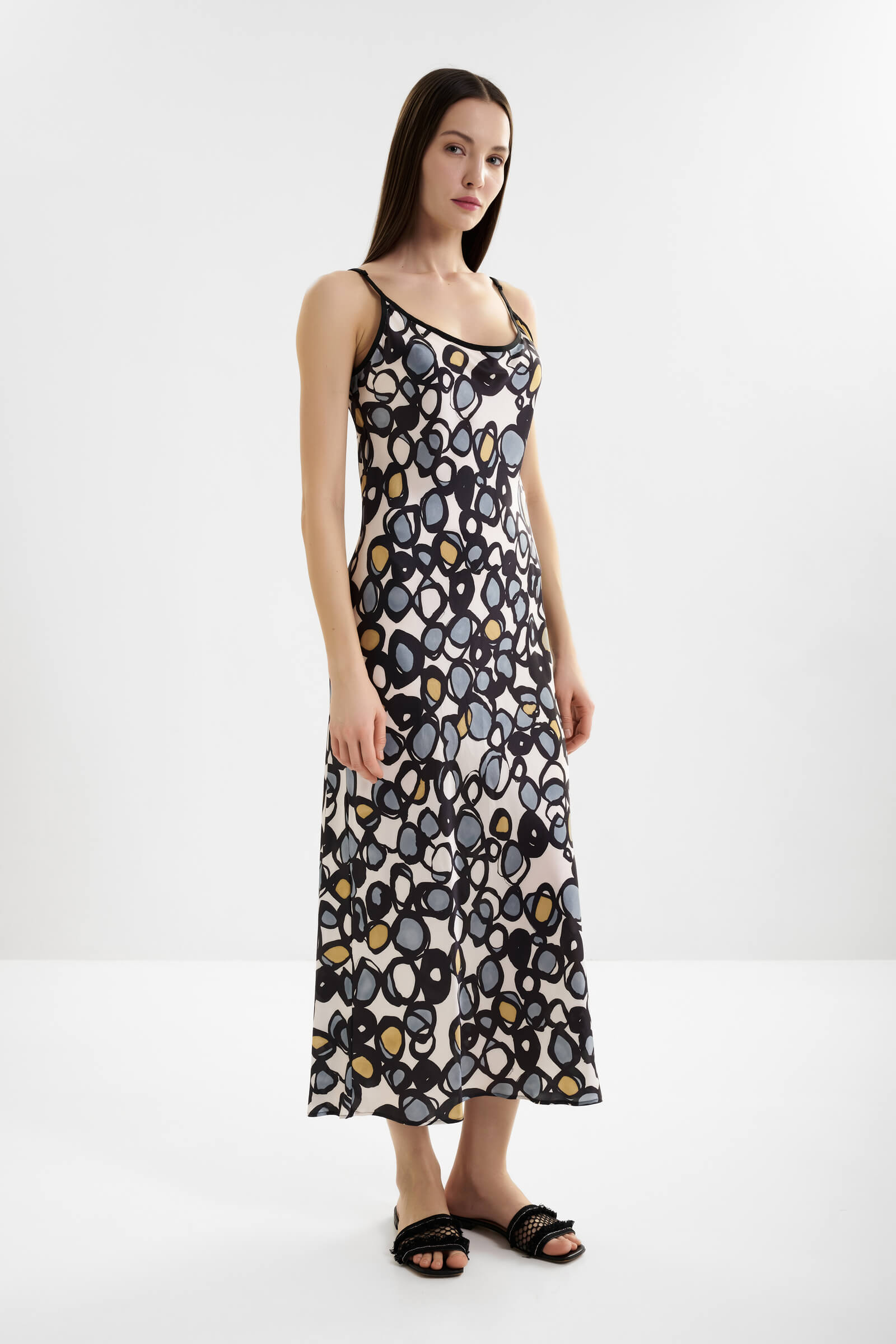 Шелковое платье Shan 