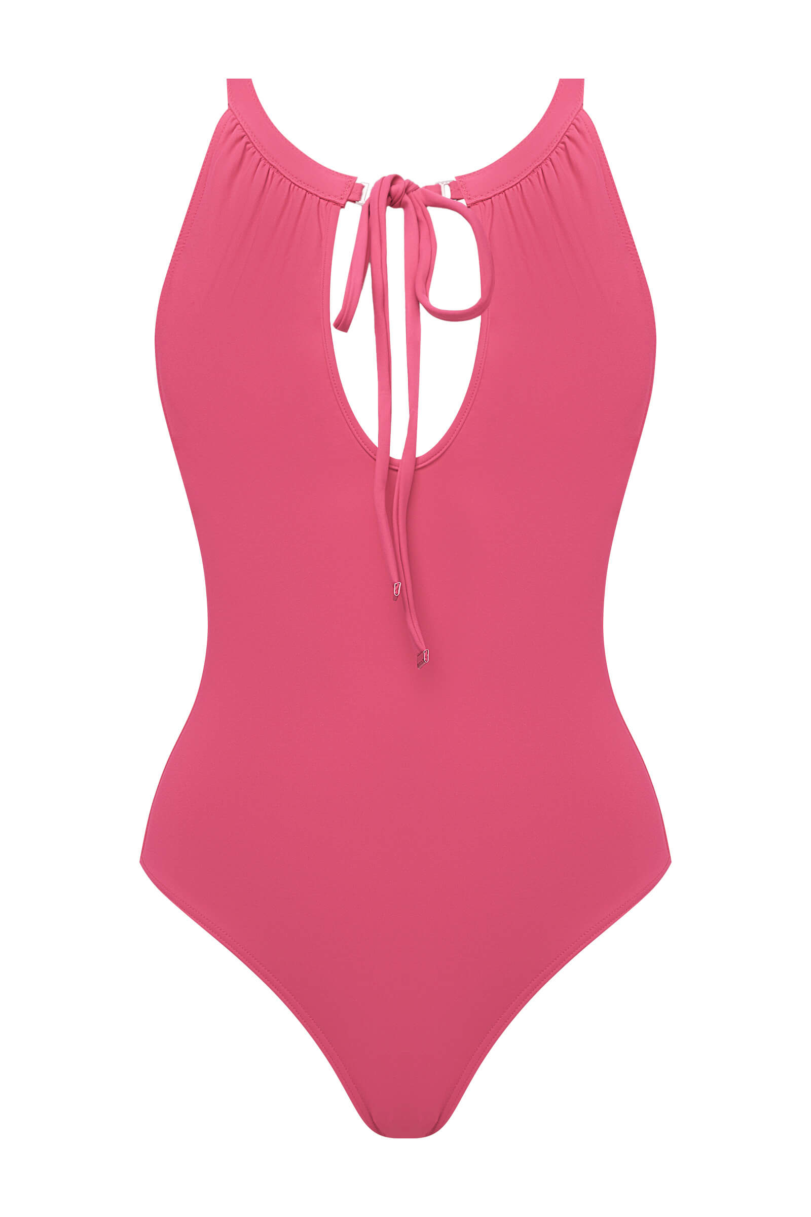 Слитный купальник с глубоким вырезом и съемными завязками Shan 