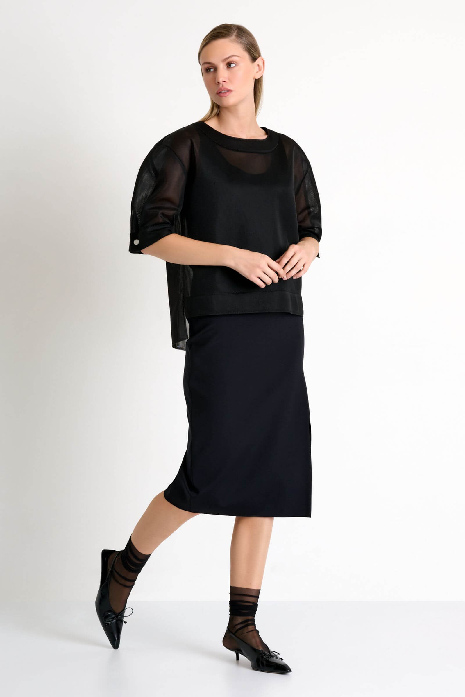 Юбка-карандаш с разрезом Shan 