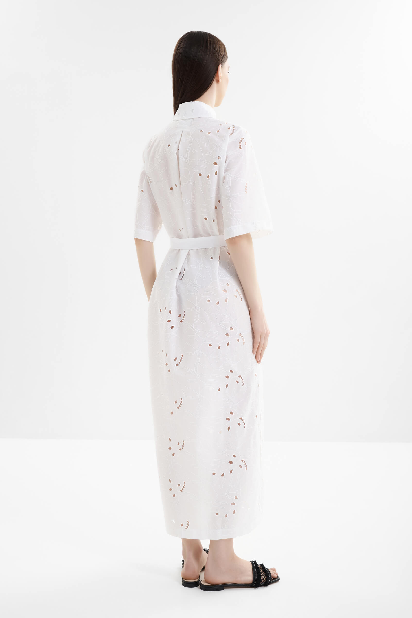 Платье-рубашка с добавлением хлопка Shan 