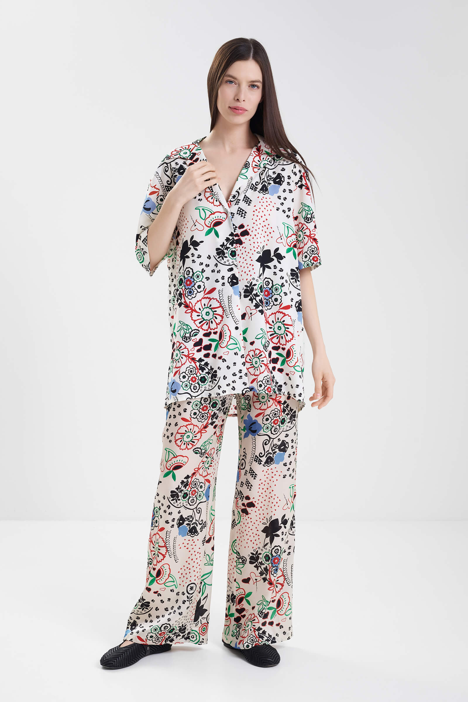 Легкая рубашка с рукавом до локтя Shan 