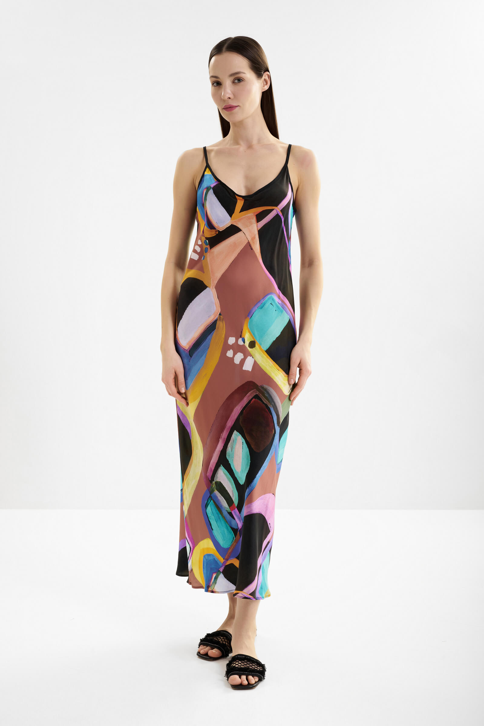 Шелковое платье Shan 