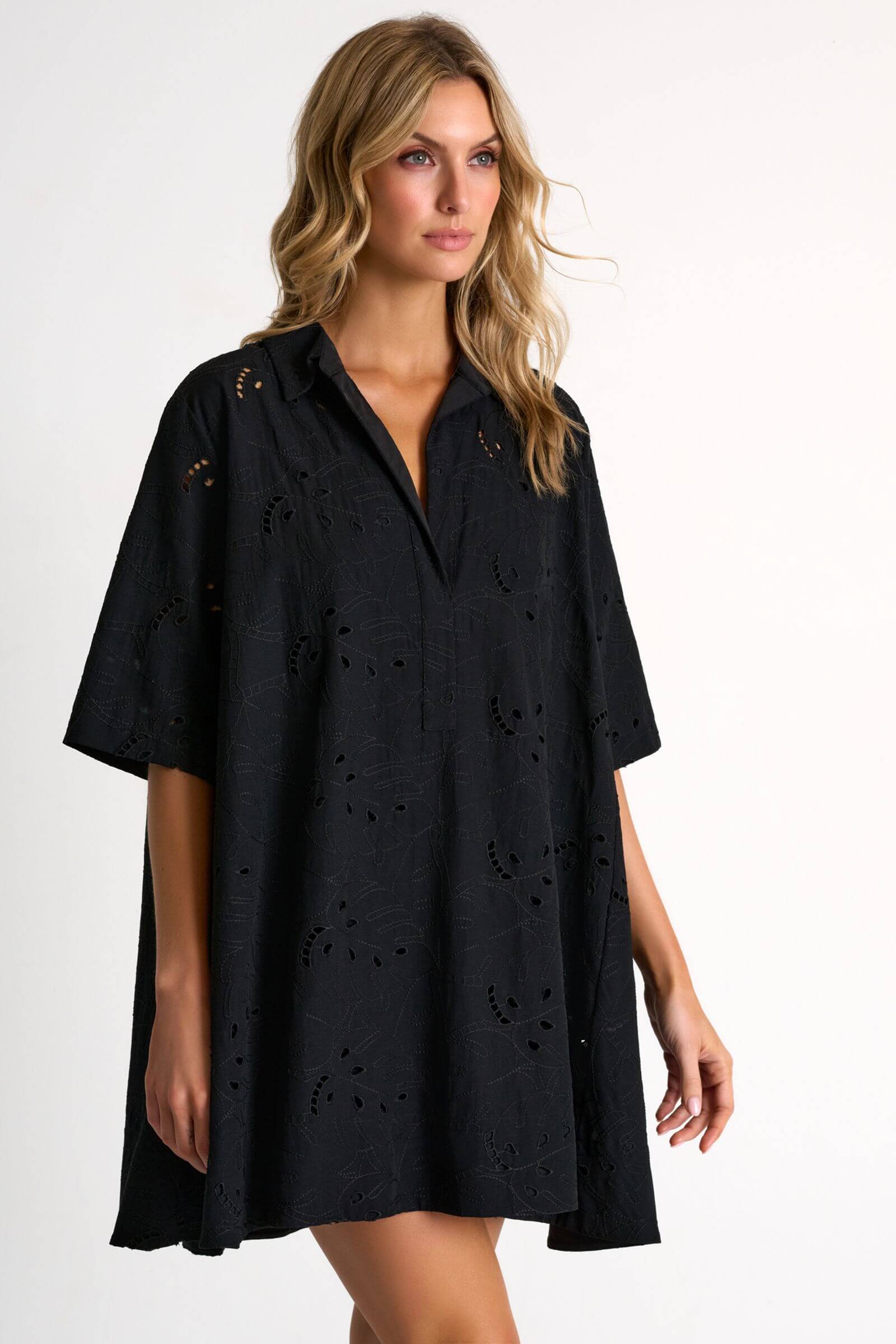 Короткое платье свободного кроя Shan 