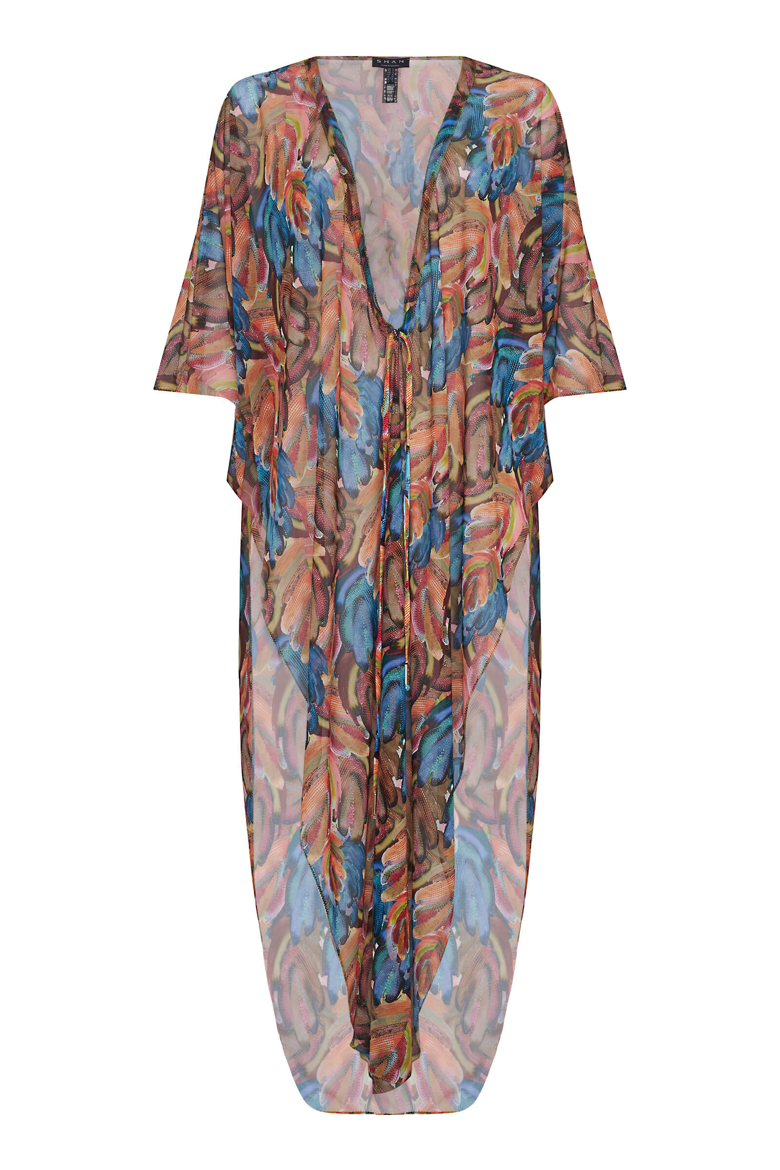 Пляжная накидка на завязках Shan 