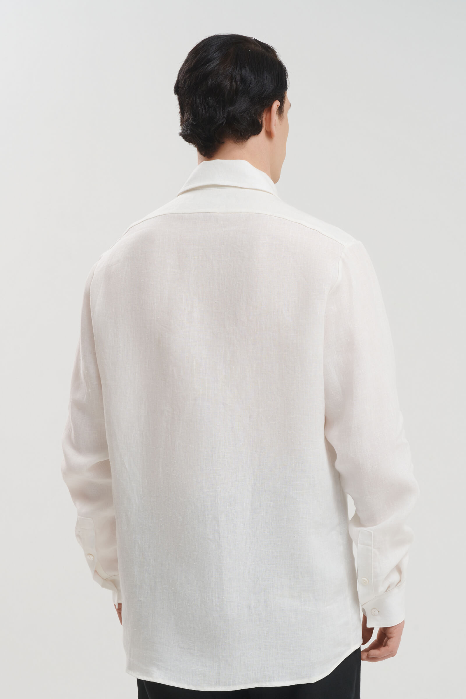 Льняная рубашка с длинным рукавом Shan 