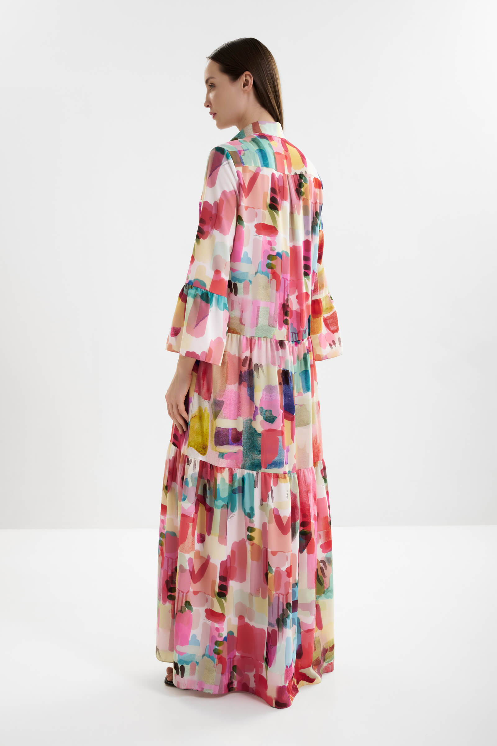 Платье-рубашка с воротником-стойкой Shan 