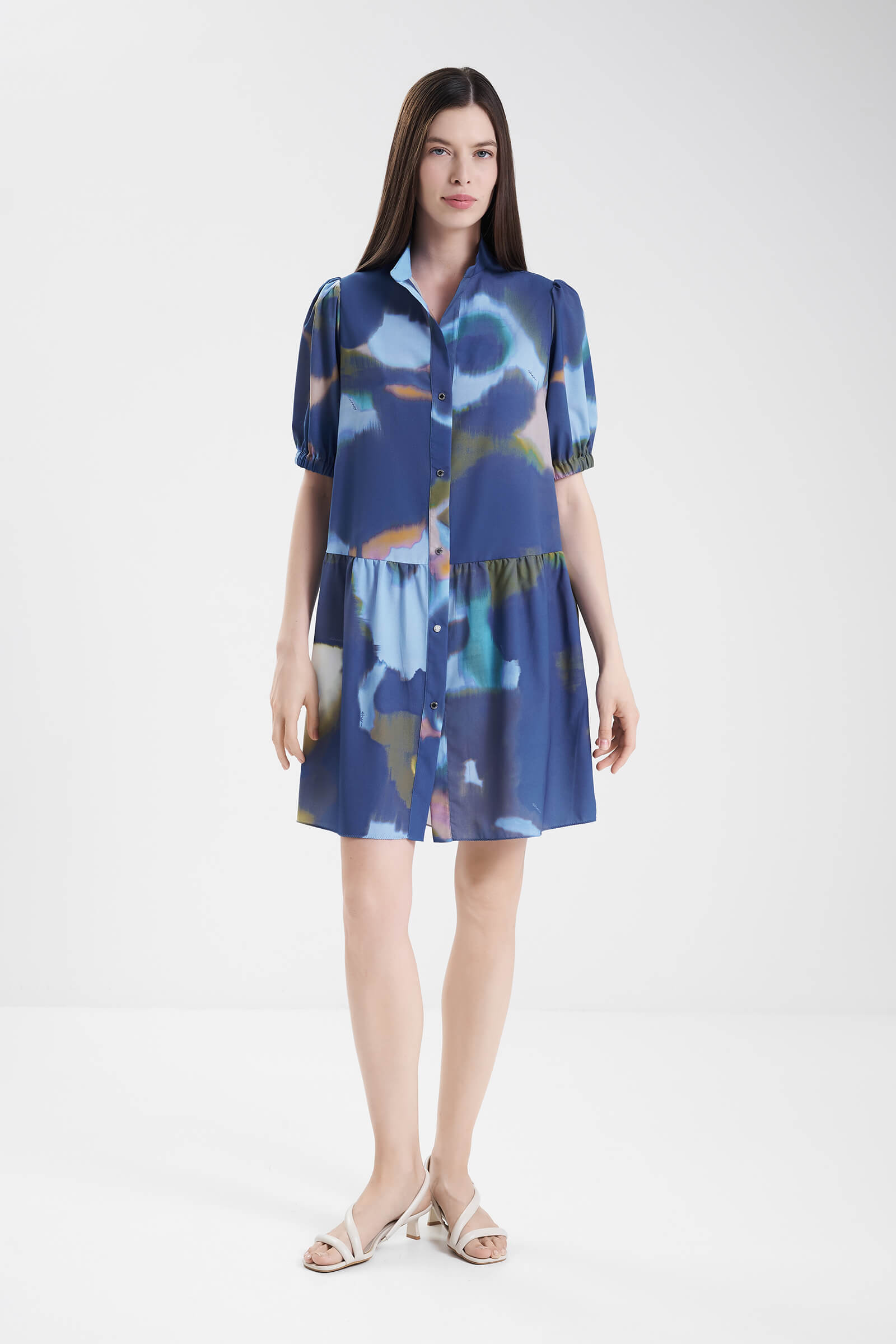 Платье с воротником-стойкой Shan 