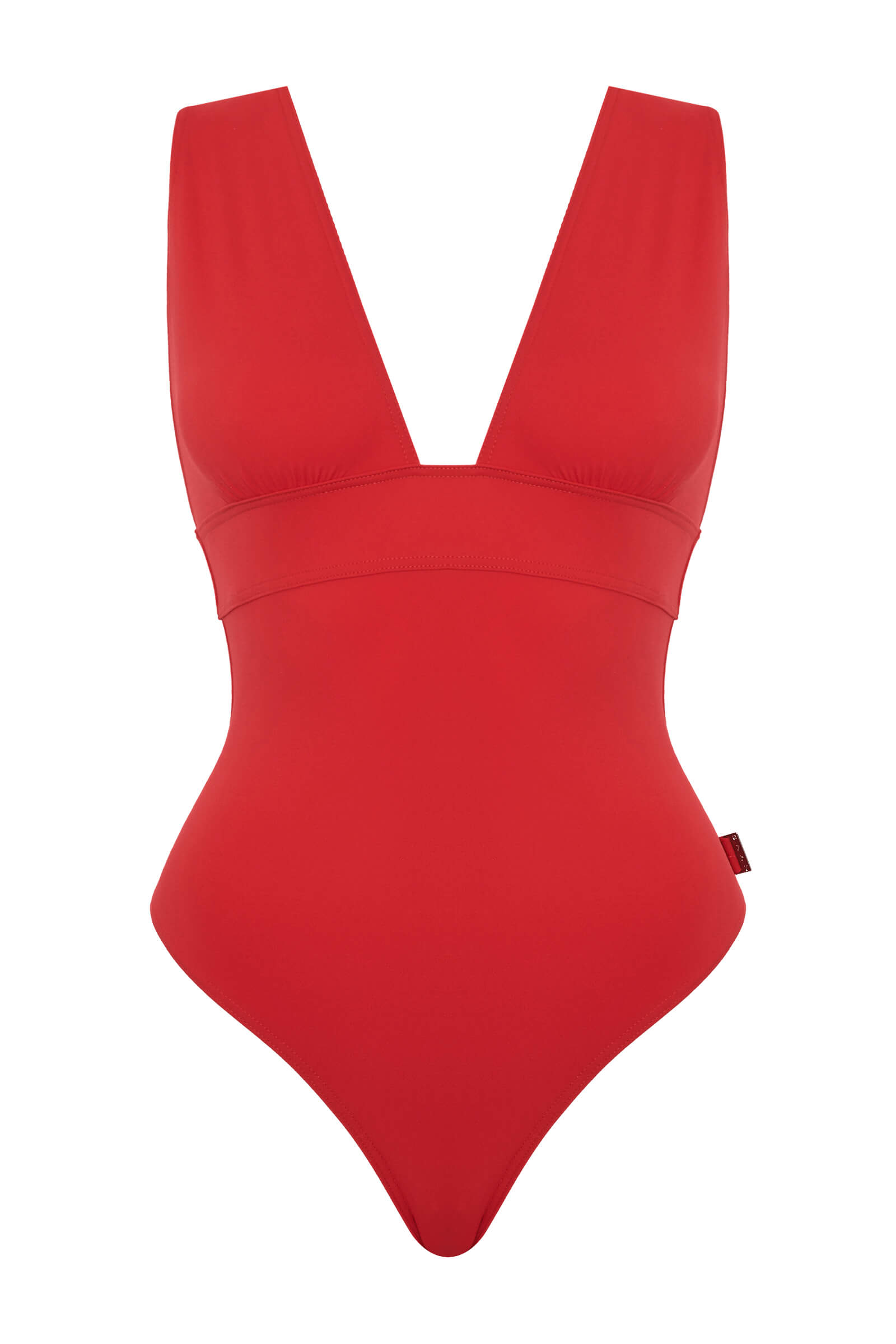 Слитный купальник с глубоким вырезом Shan 