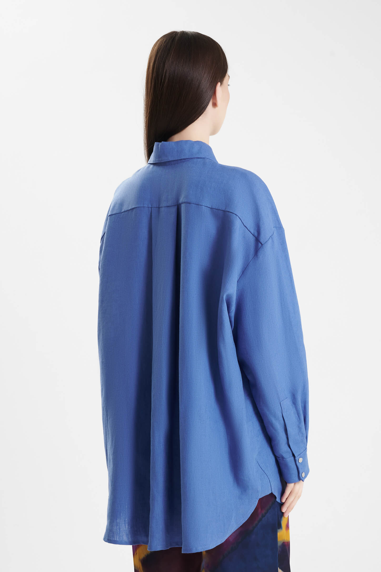 Рубашка с длинным рукавом из 100% льна Shan 