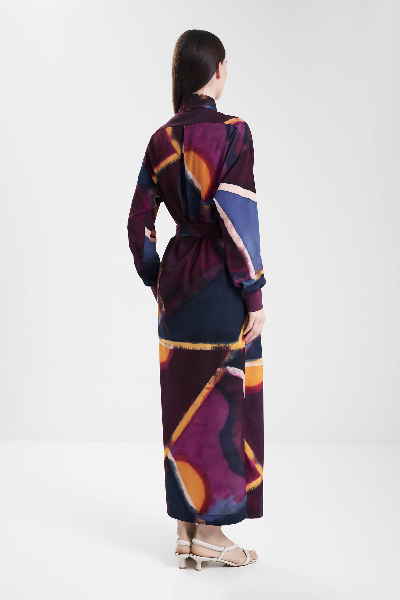 Платье-рубашка с поясом Shan 