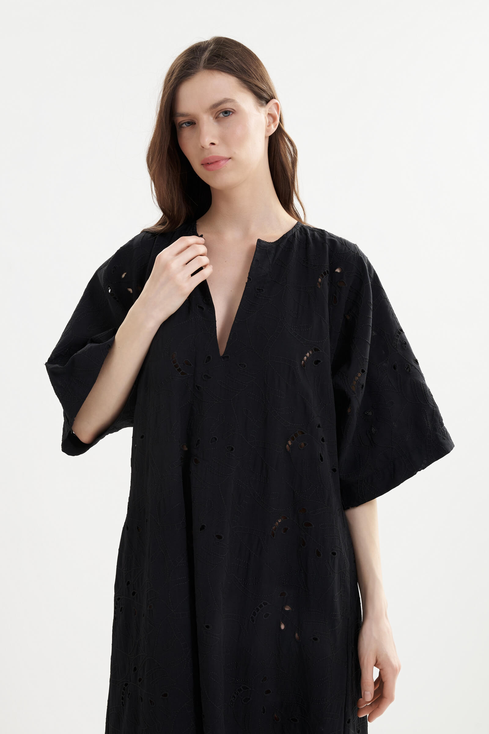 Платье свободного кроя с добавлением хлопка Shan 