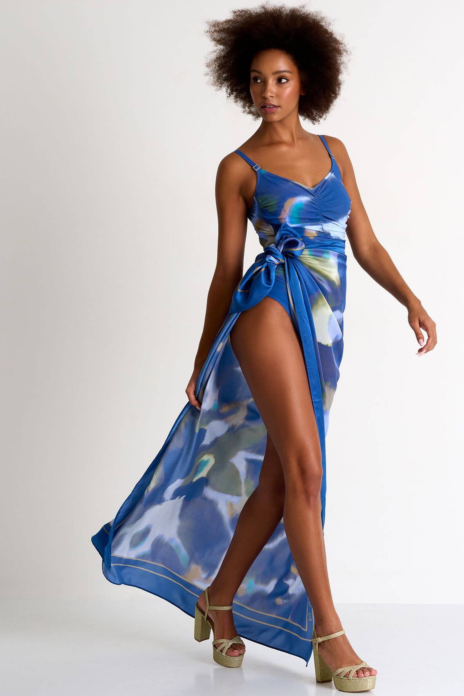 Шелковое парео Shan 