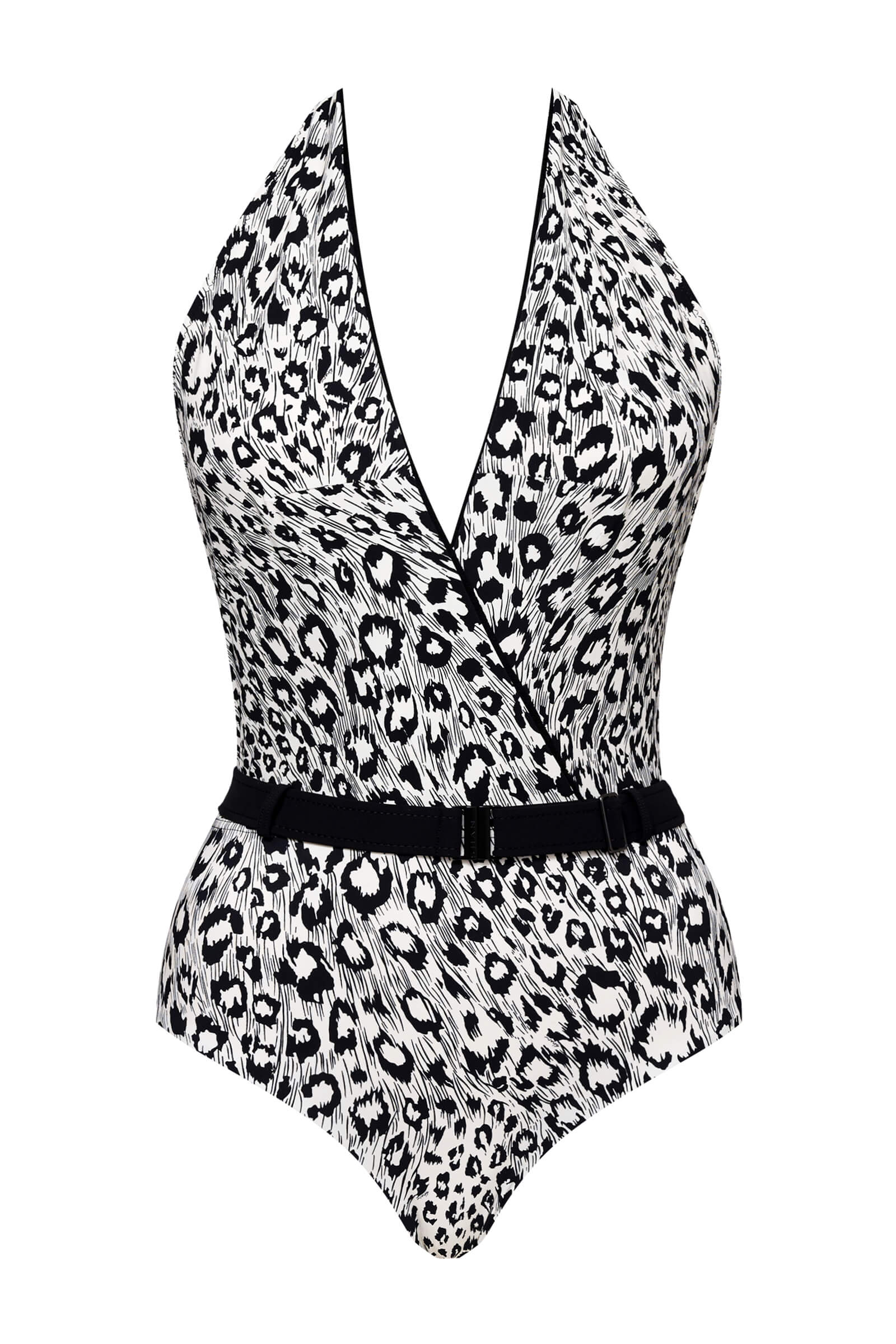 Слитный купальник с завязками на шее Shan 