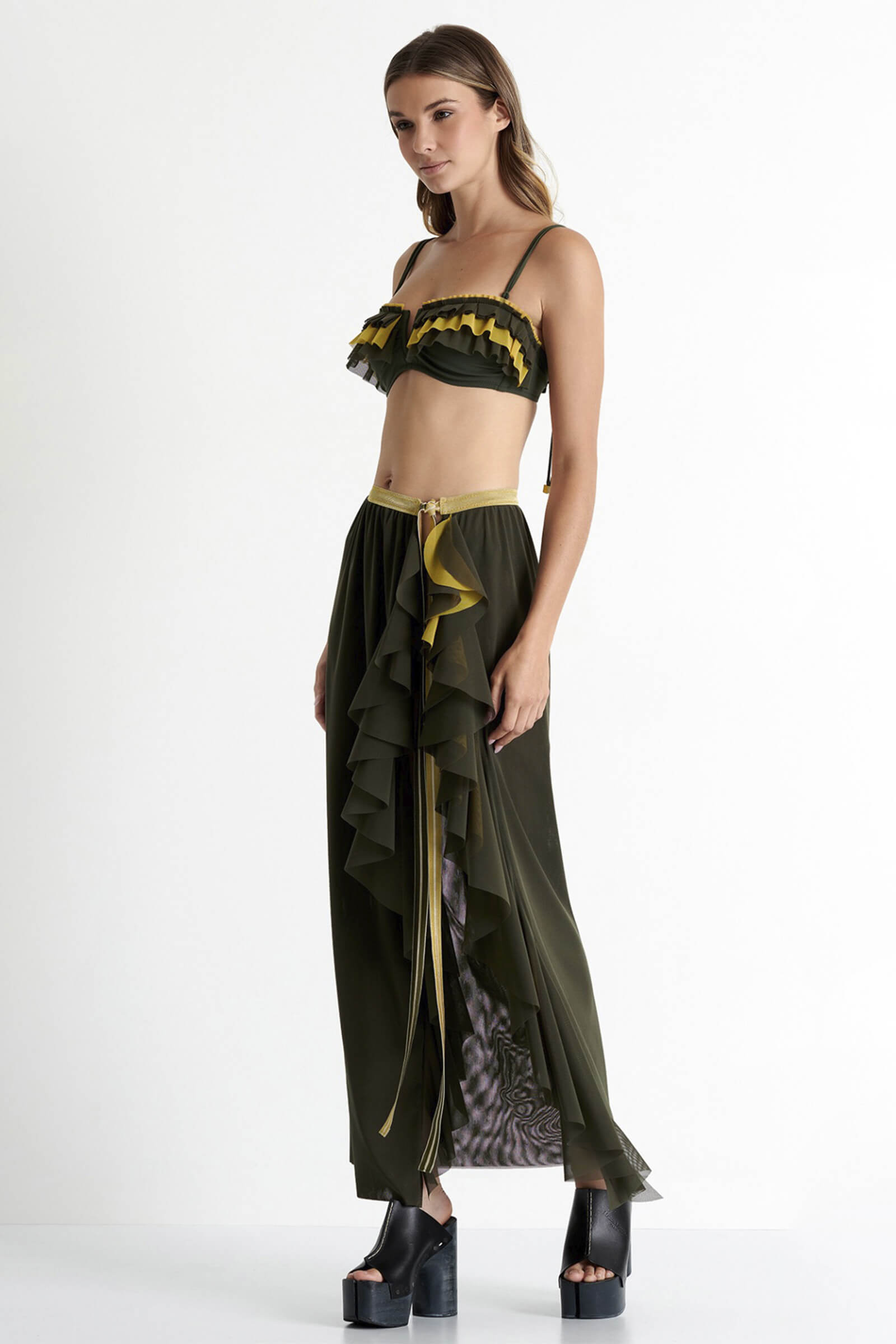 Пляжная юбка с разрезом Shan 